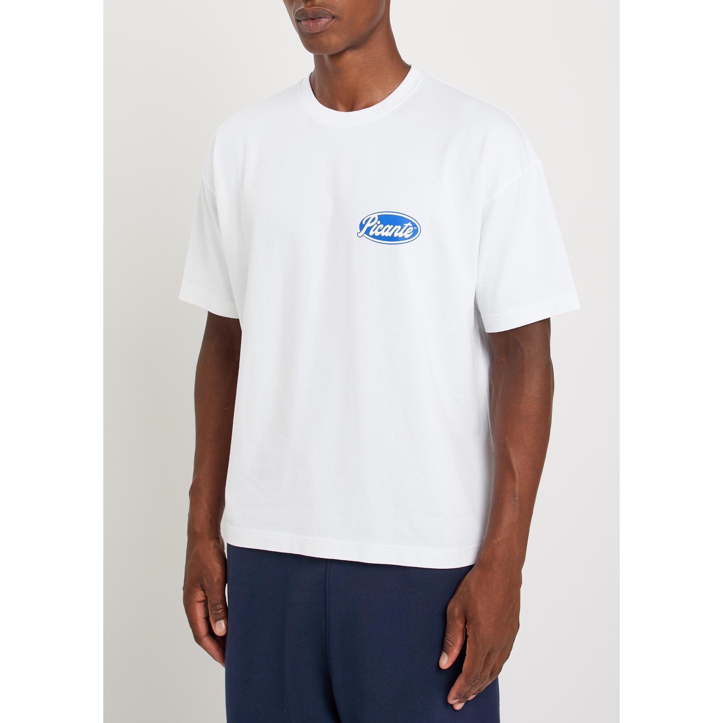 WHITE - PICANTE - Men's Senna Cotton T-Shirt - 2