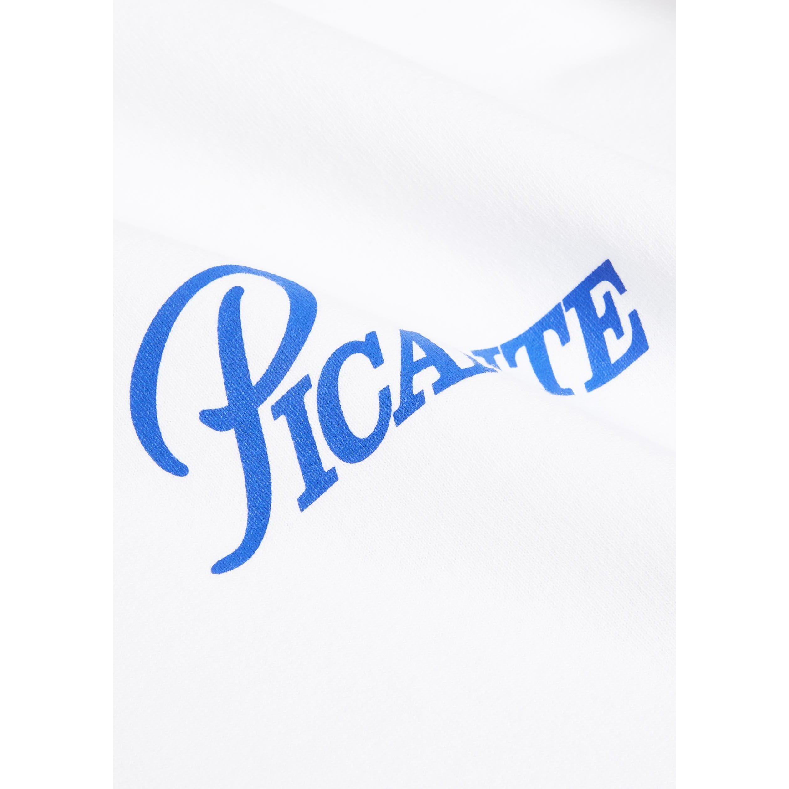 WHITE - PICANTE - Men's Record Cotton Oversized-Fit T-Shirt - 4