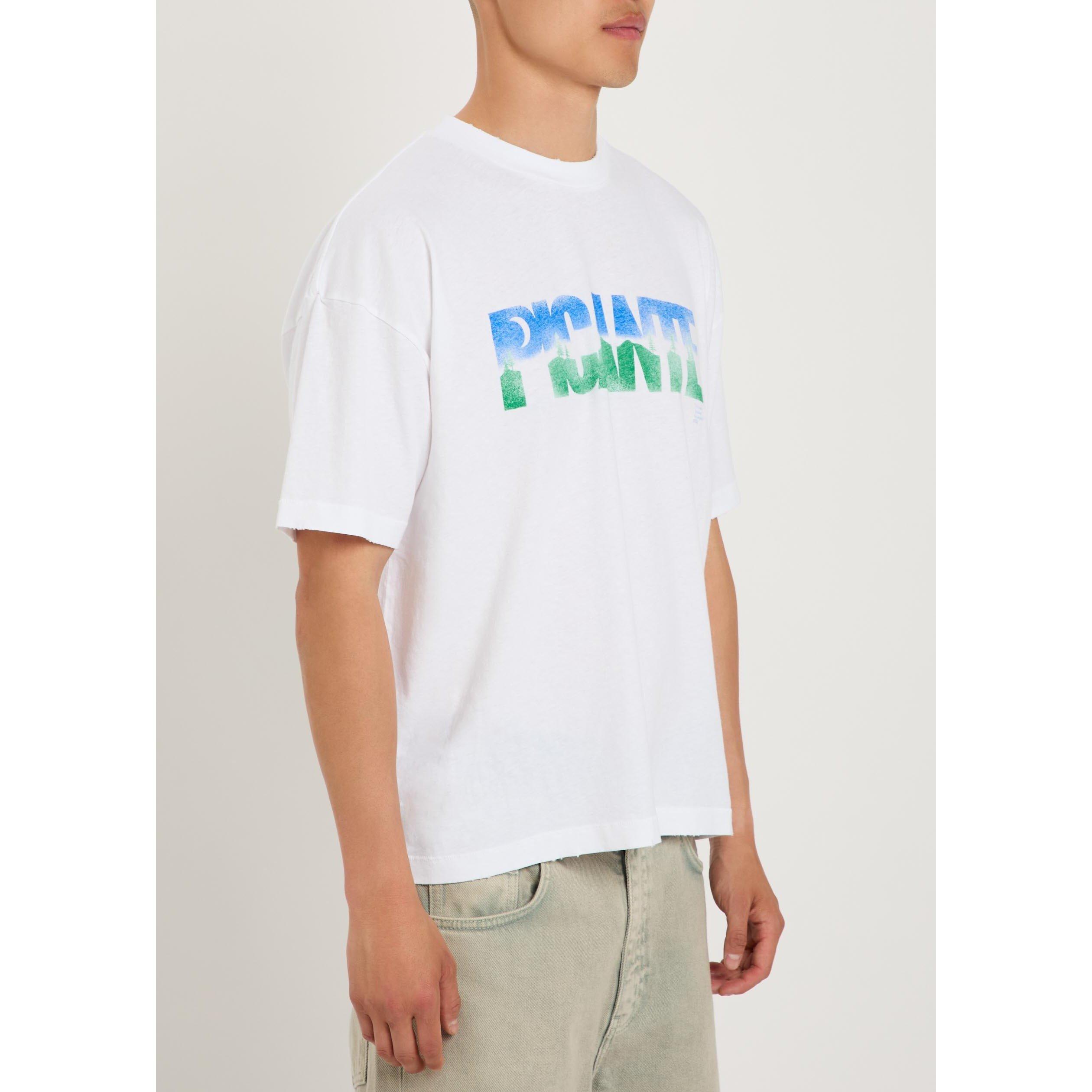 WHITE AND OTHER - PICANTE - Men's Peace Cotton T-Shirt - 2