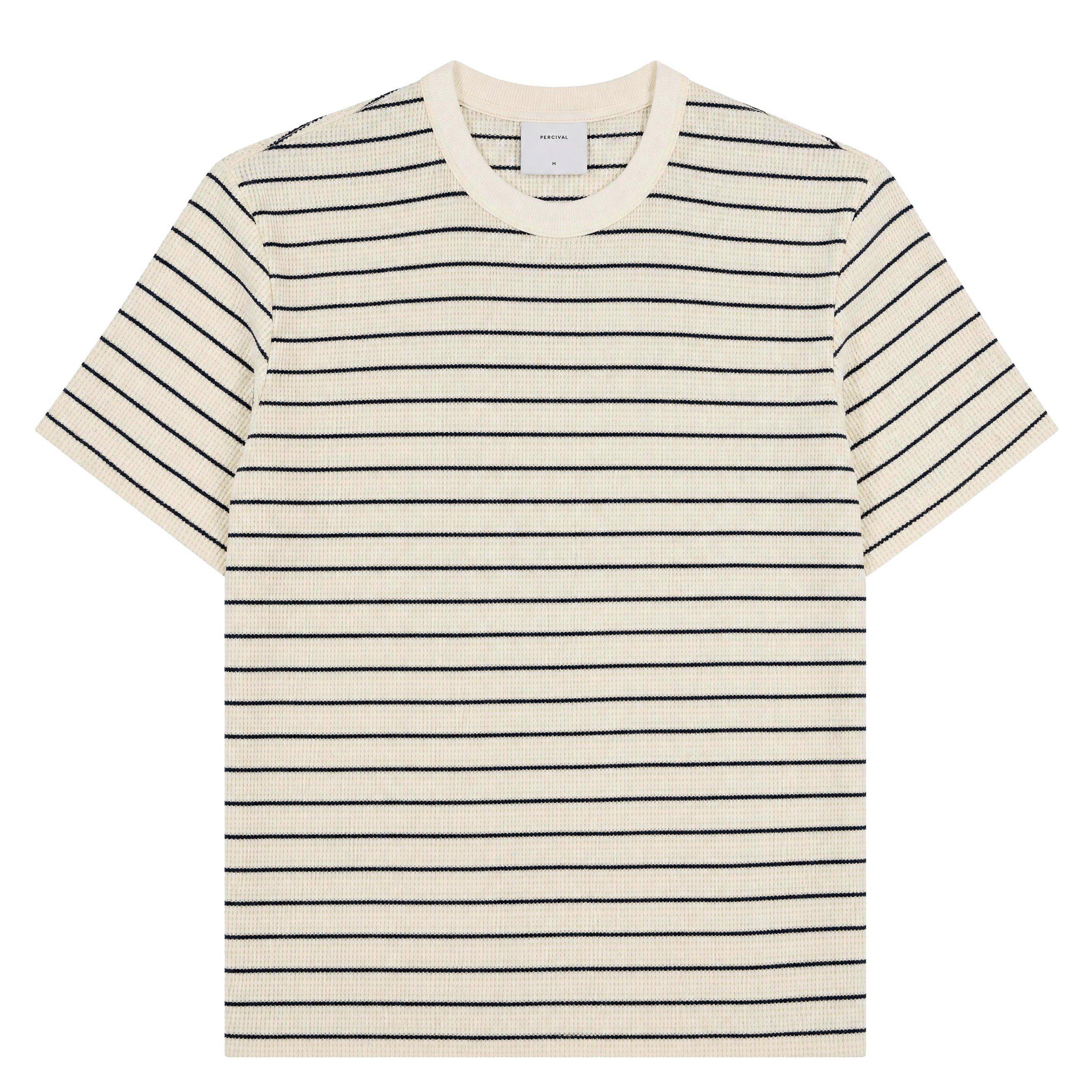 WHITE AND OTHER - Percival - PERCIVAL WAFFLE TEE SS
