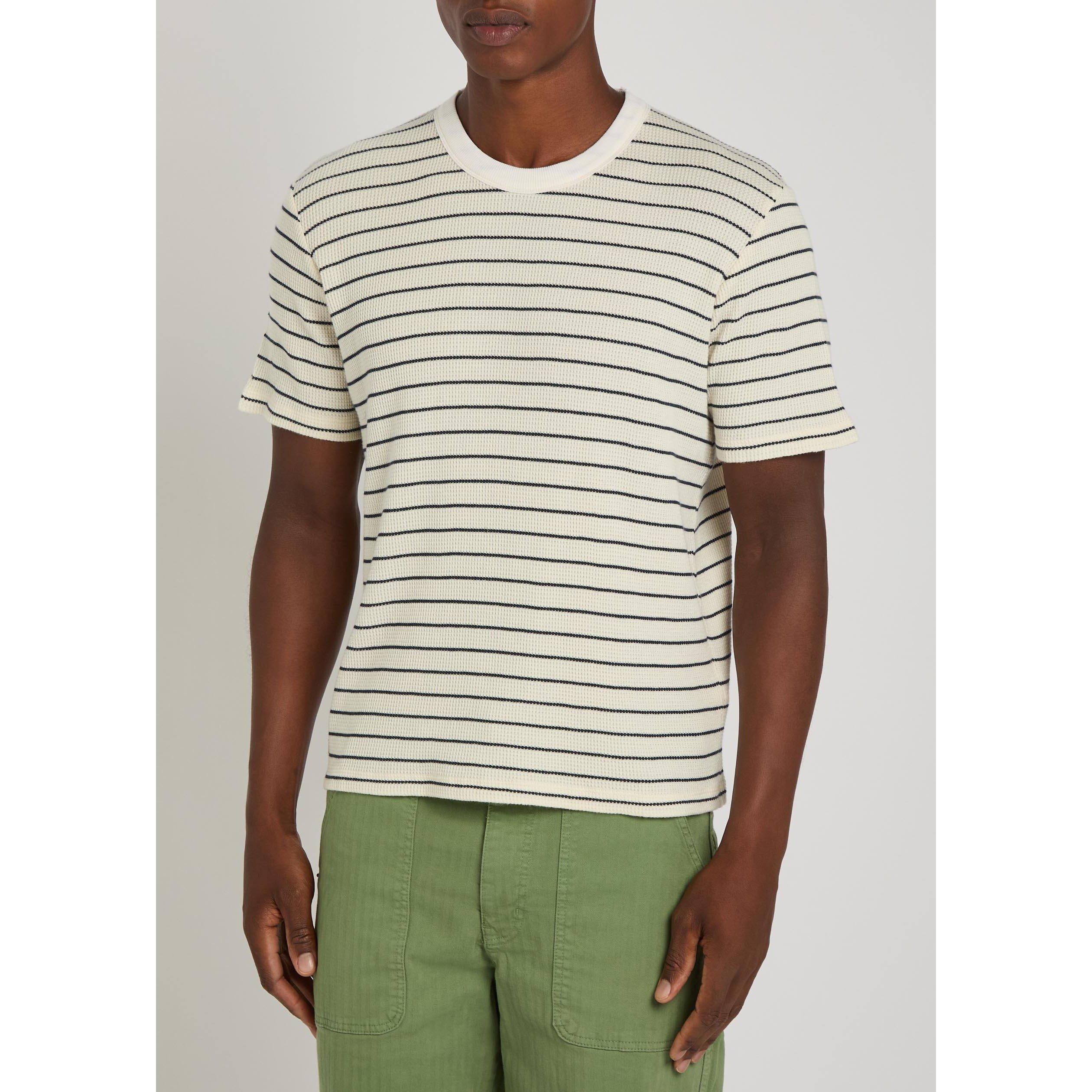 WHITE AND OTHER - Percival - Men's Waffle Short-Sleeve Cotton T-Shirt - 2