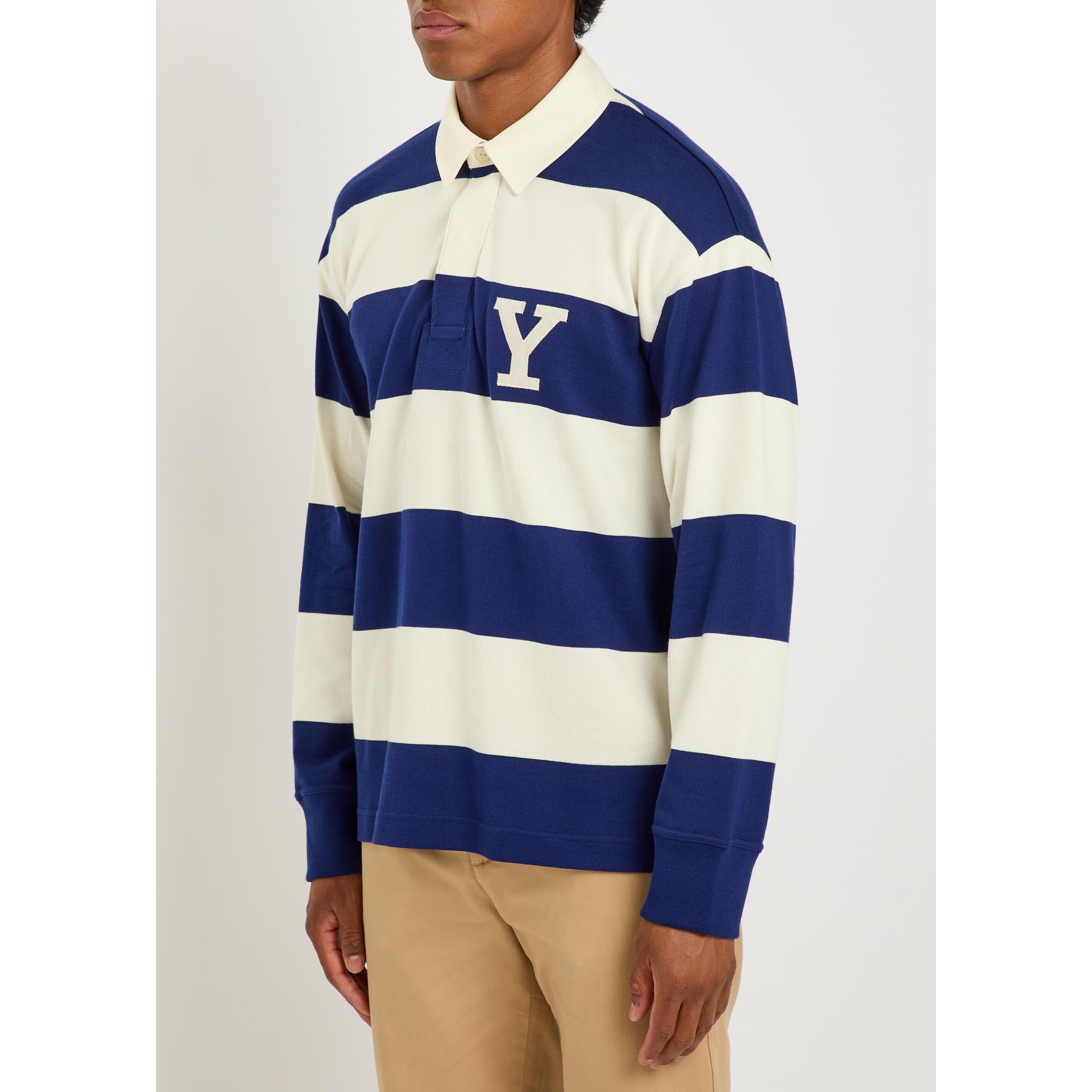 BLUE AND OTHER - Gant - GANT YALE STRIPED RUGBY SHIRT - 2