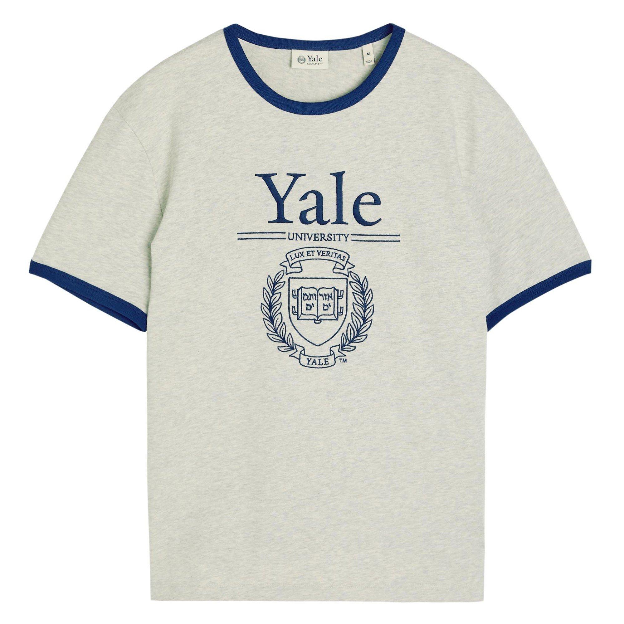 GREY - Gant - GANT YALE TEE SS