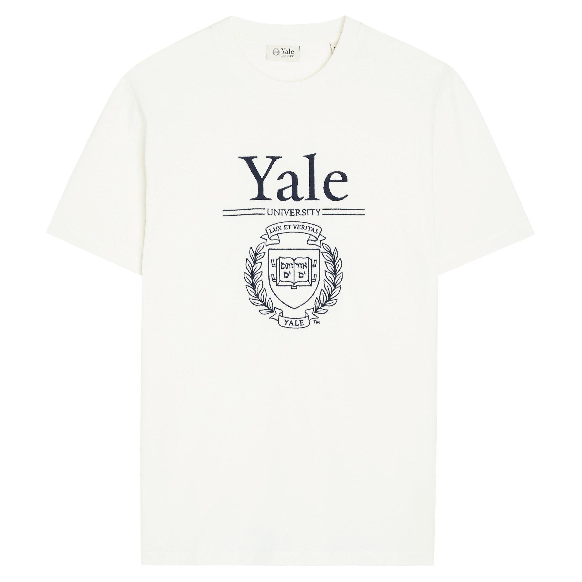CREAM - Gant - GANT YALE TEE SS