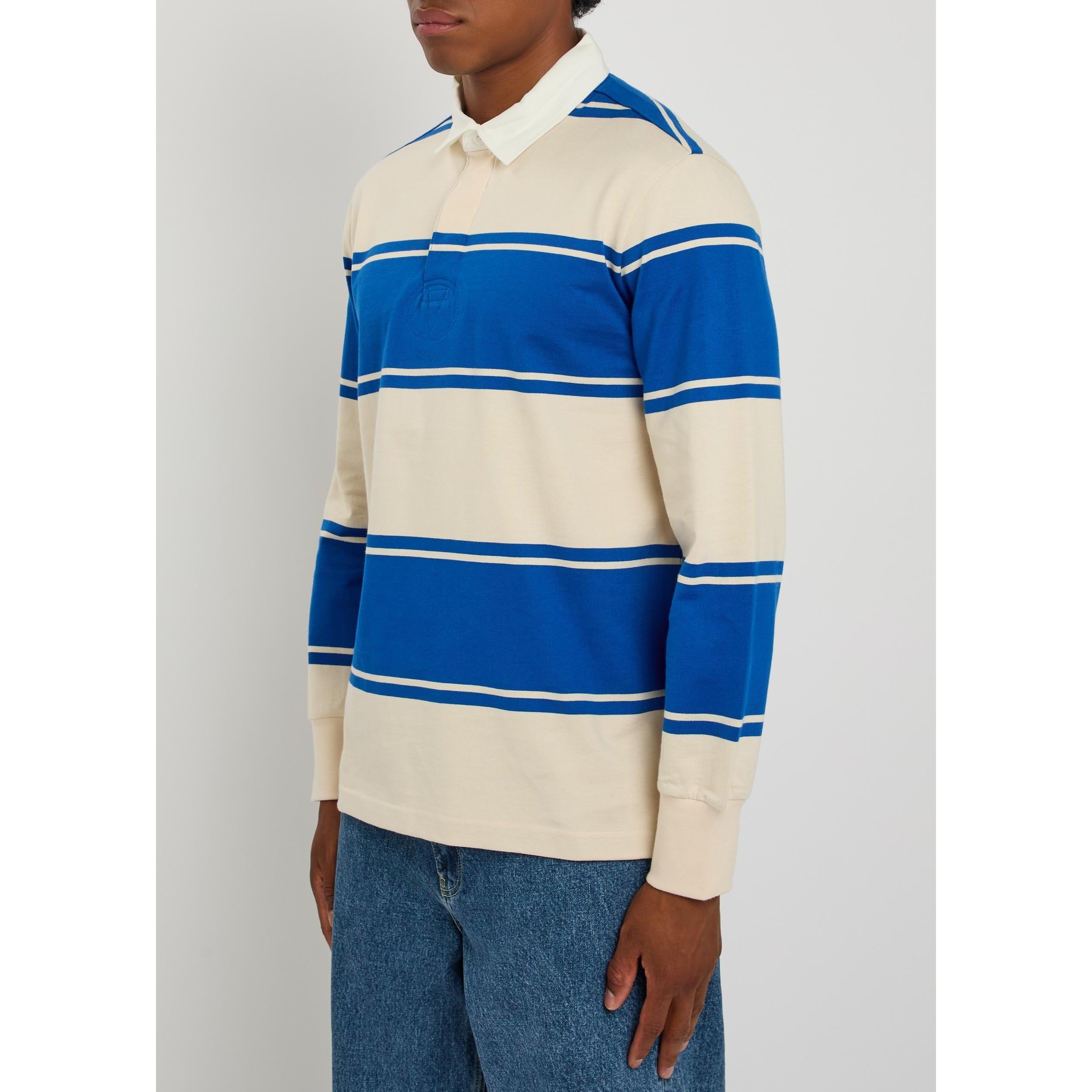 BLUE AND OTHER - Gant - GANT STRIPED RUGBY SHIRT LS - 2