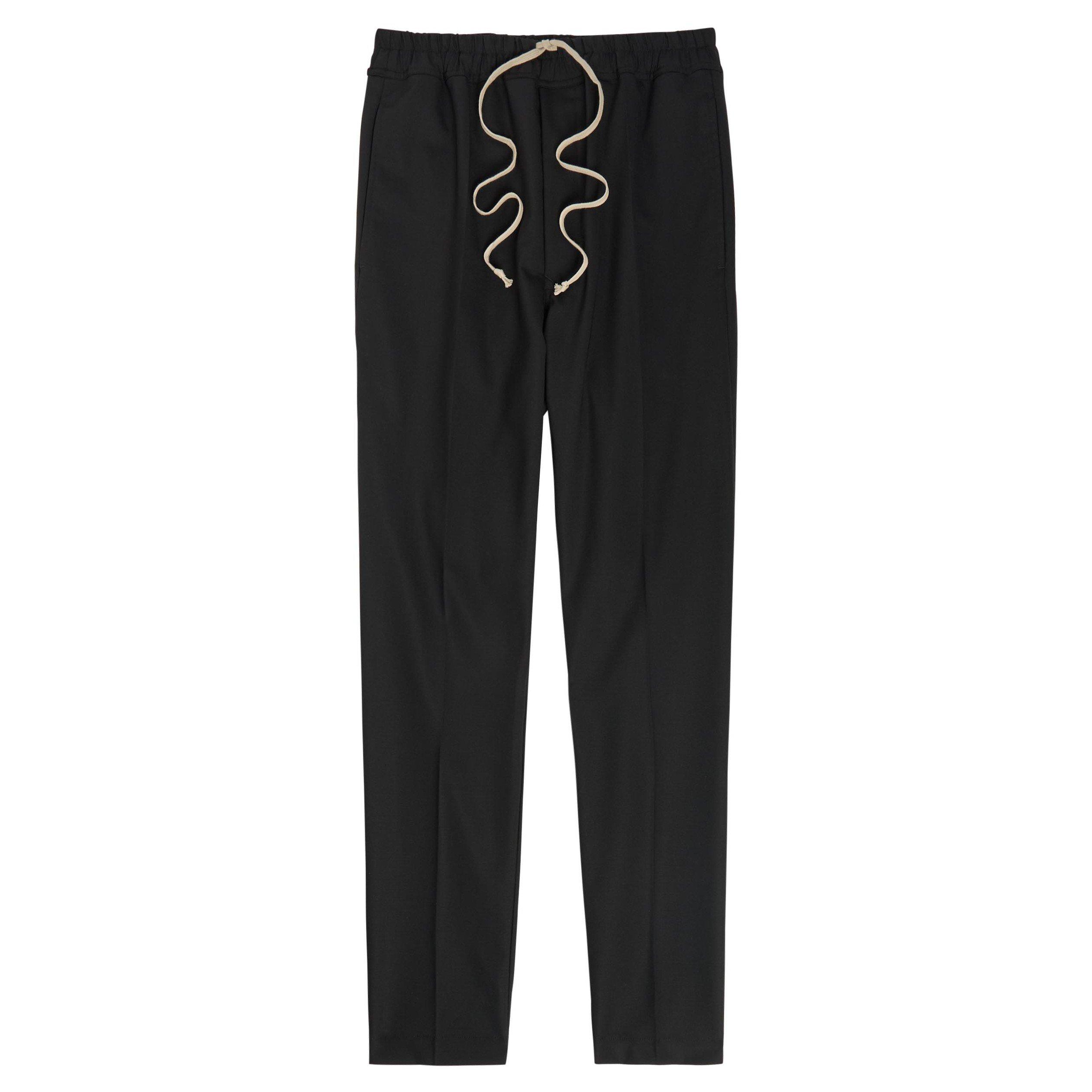 BLACK - Rick Owens - Men's Wool Slim-Fit Joggers - 1