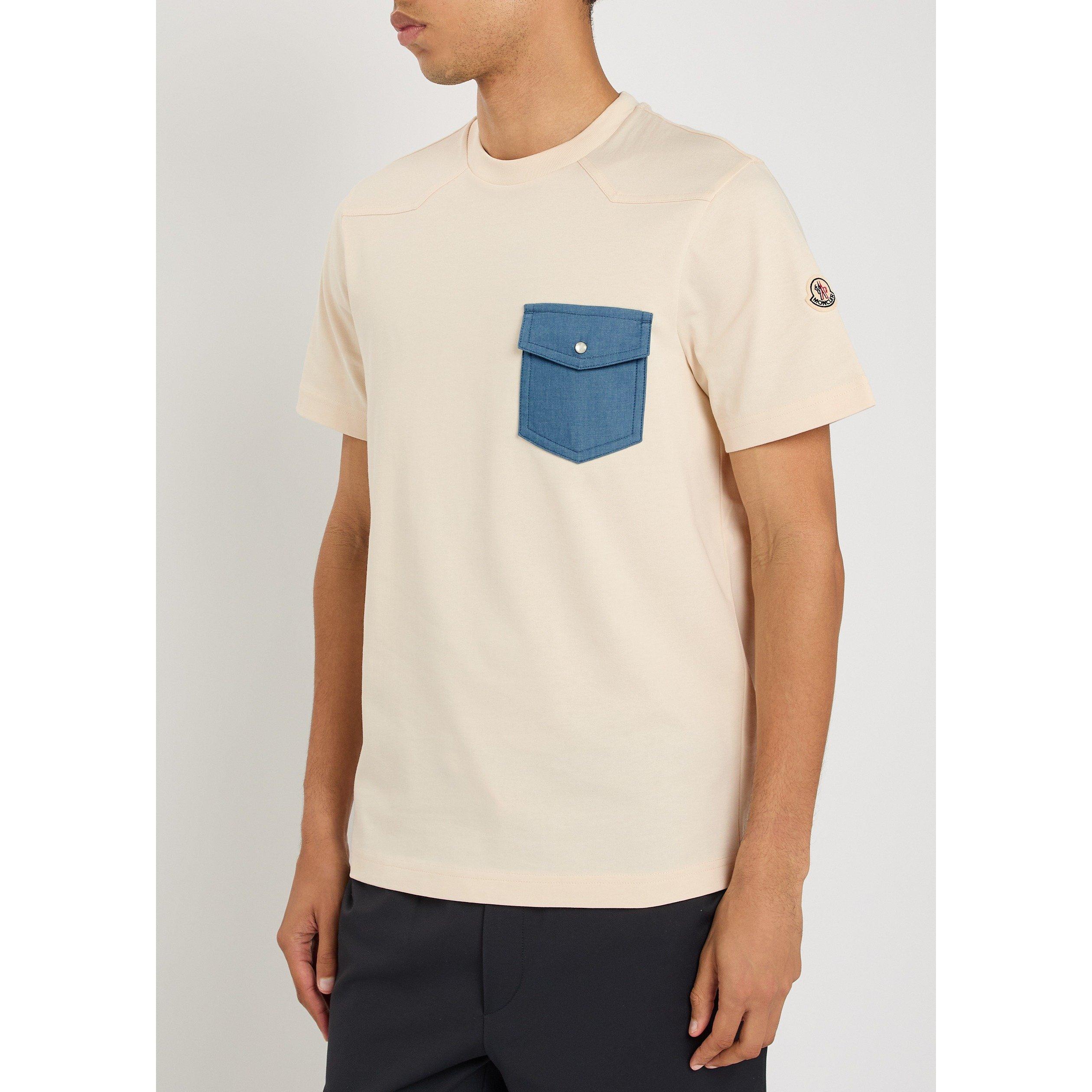 MULTICOLOURED 1 - Moncler - Men's Cotton Crew-Neck Short-Sleeve T-Shirt - 2
