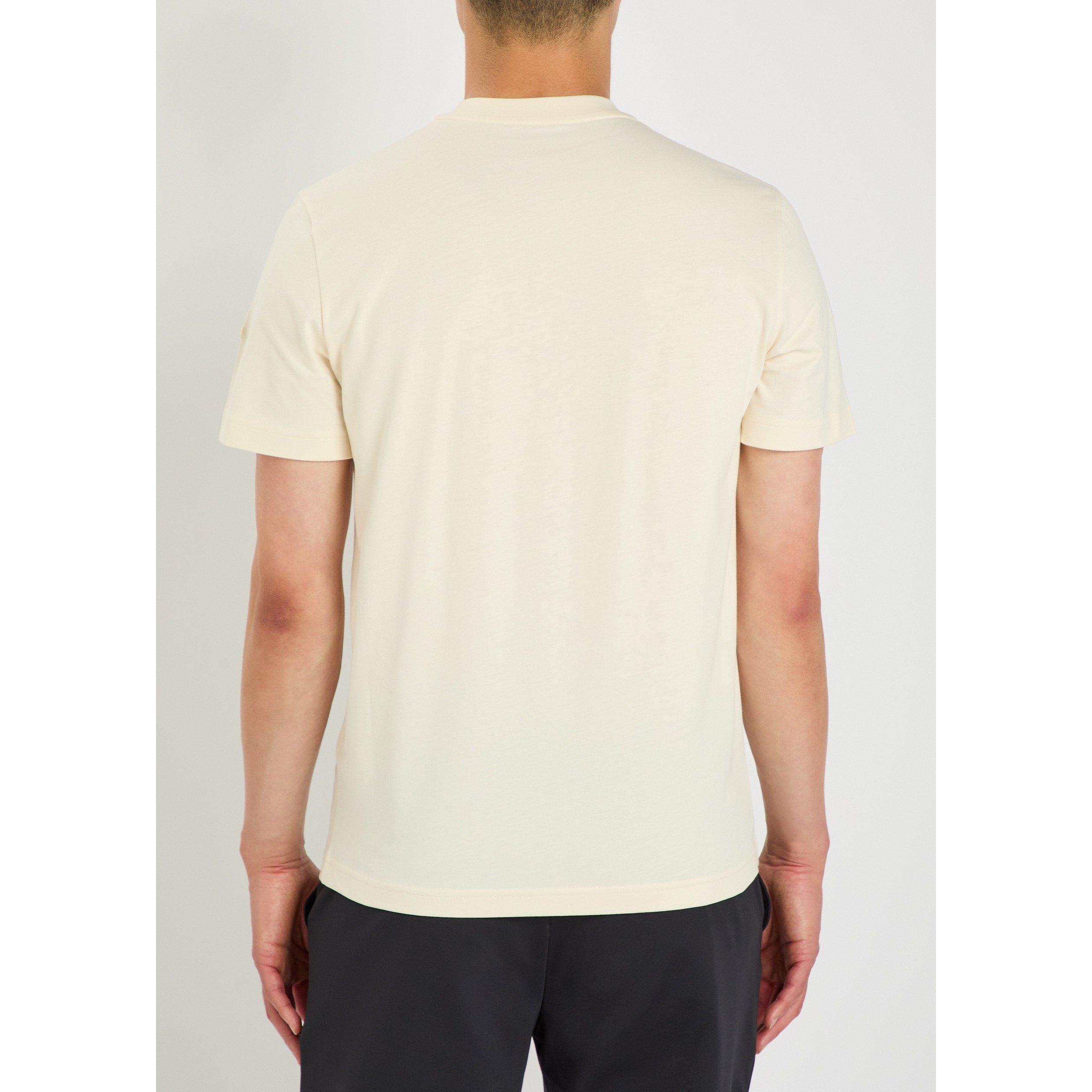 MULTICOLOURED 1 - Moncler - Men's Gothic Script Cotton Crew-Neck Short-Sleeve T-Shirt - 3