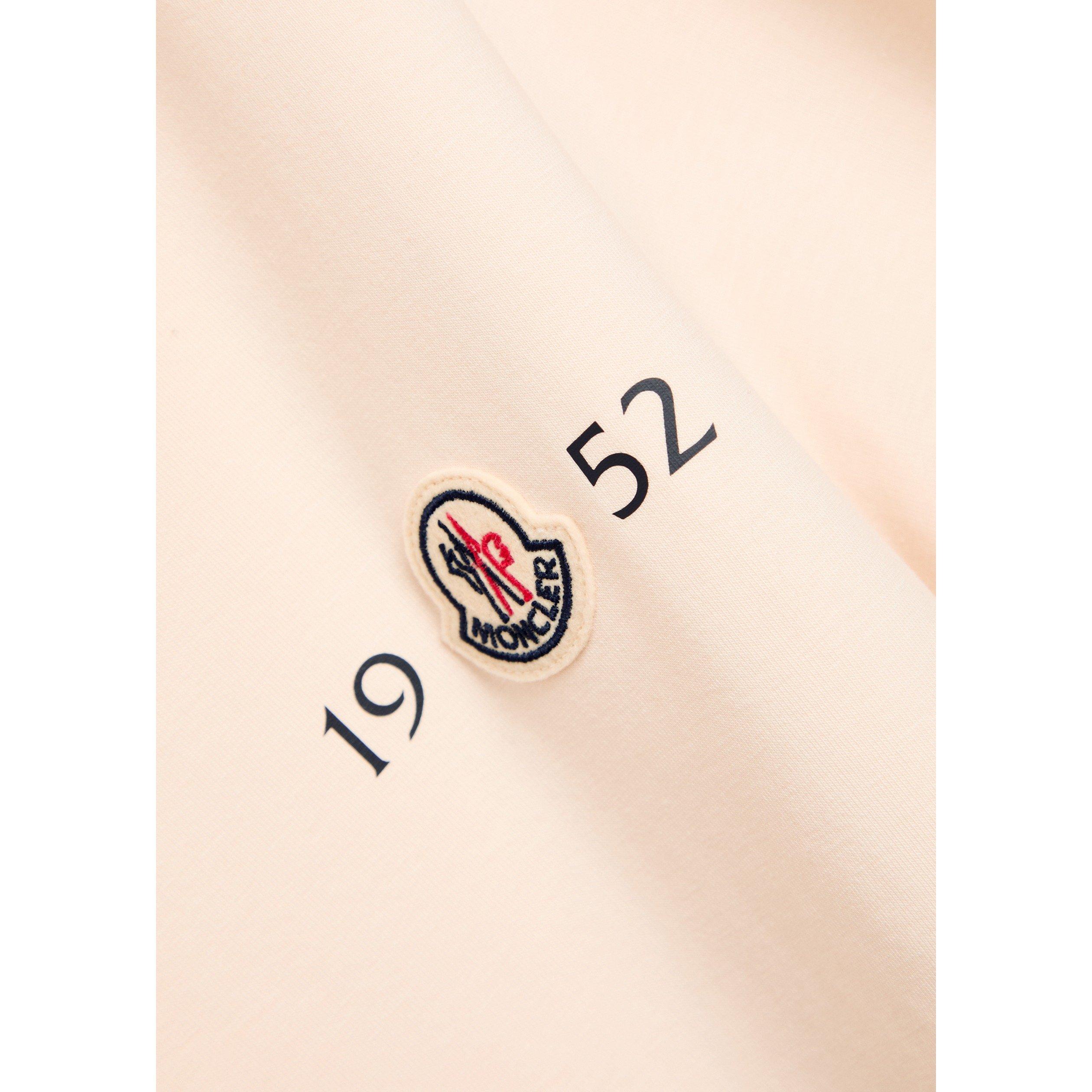 NATURAL - Moncler - Men's Chest Logo Cotton Short-Sleeve Slim-Fit T-Shirt - 4