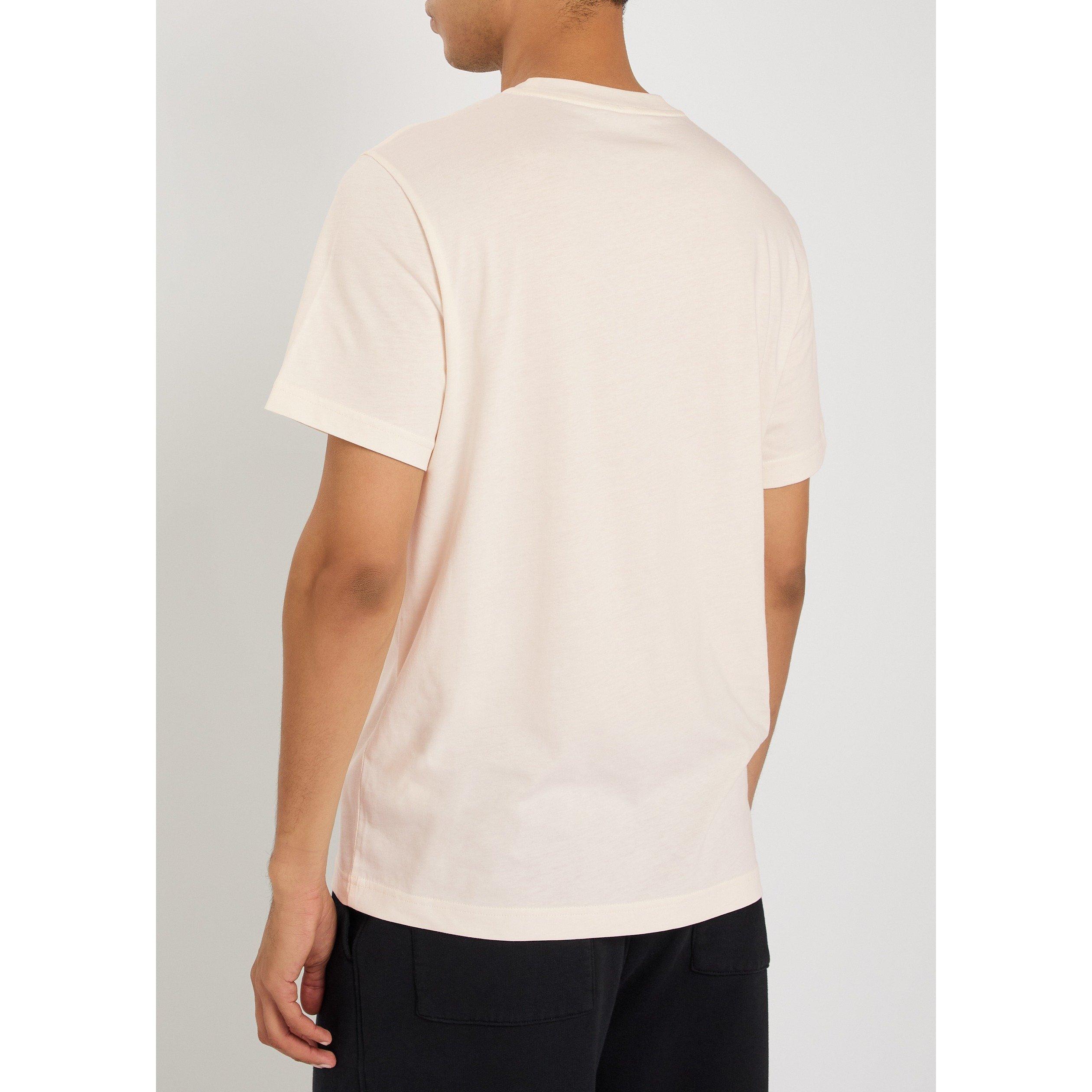 NATURAL - Moncler - Men's Date Badge Cotton Short-Sleeve T-Shirt - 3