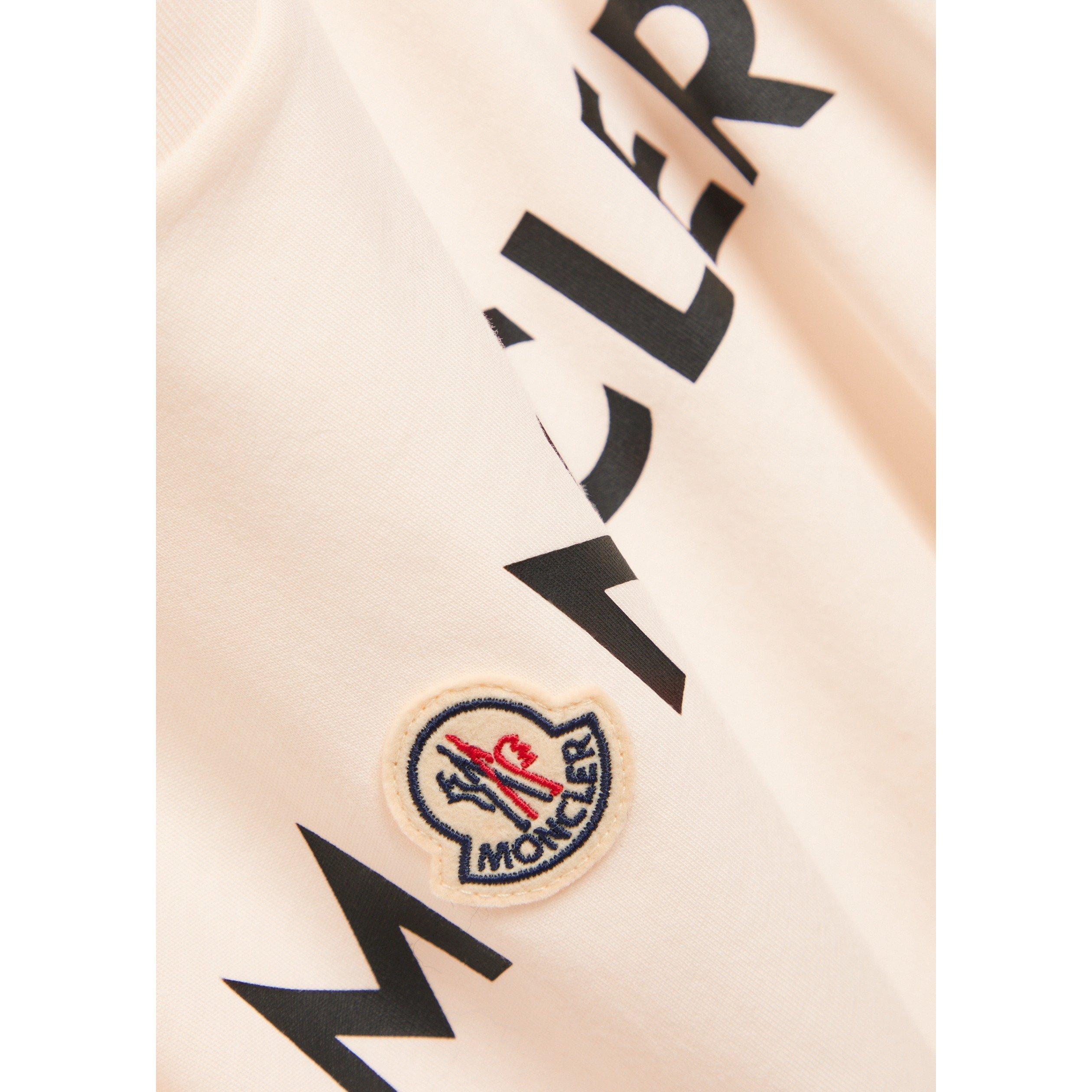 NATURAL - Moncler - Men's Date Badge Cotton Short-Sleeve T-Shirt - 4