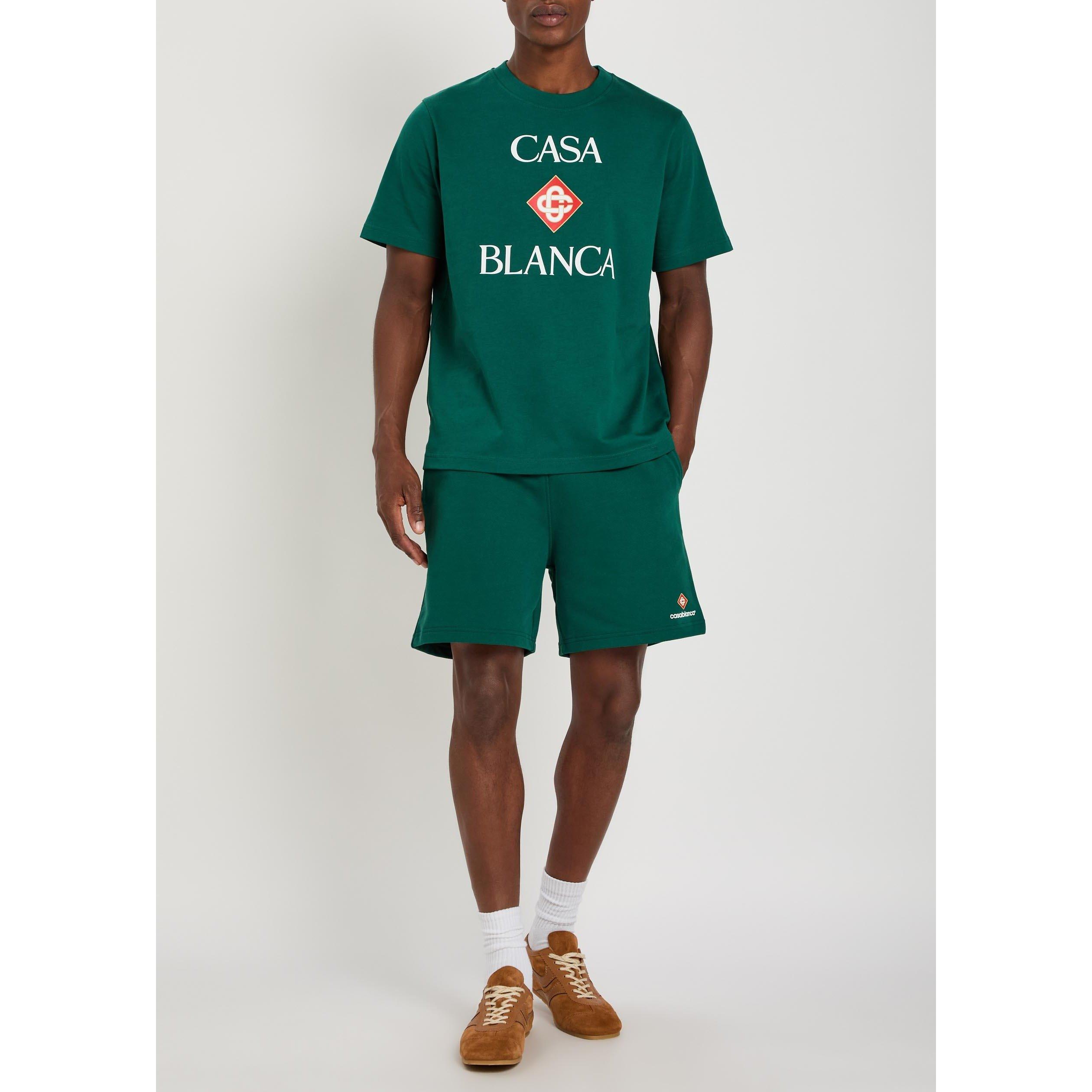 GREEN - Casablanca - Men's Logo Cotton T-Shirt - 5