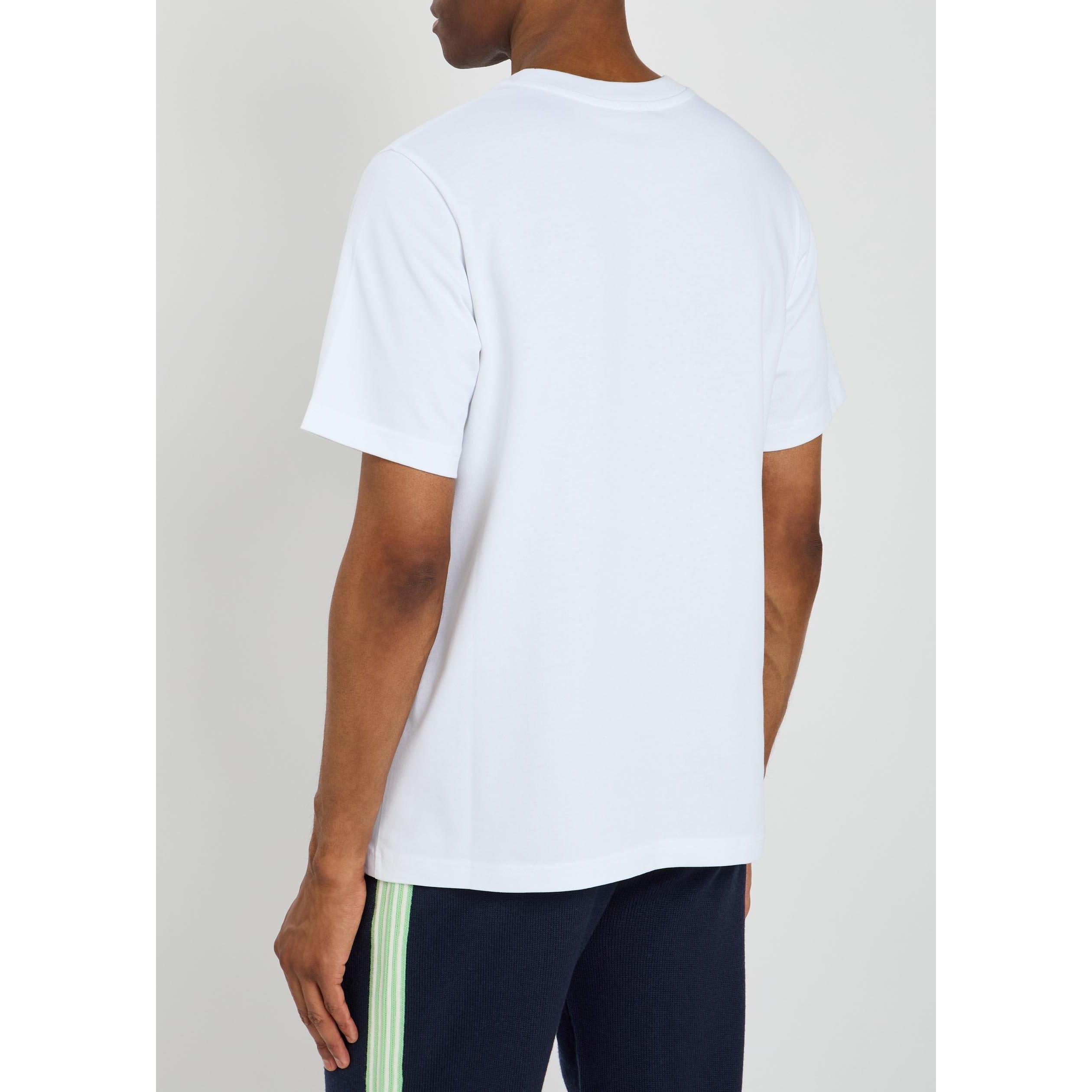 WHITE - Casablanca - Men's Casa Tennis Club Graphic Cotton T-Shirt - 3
