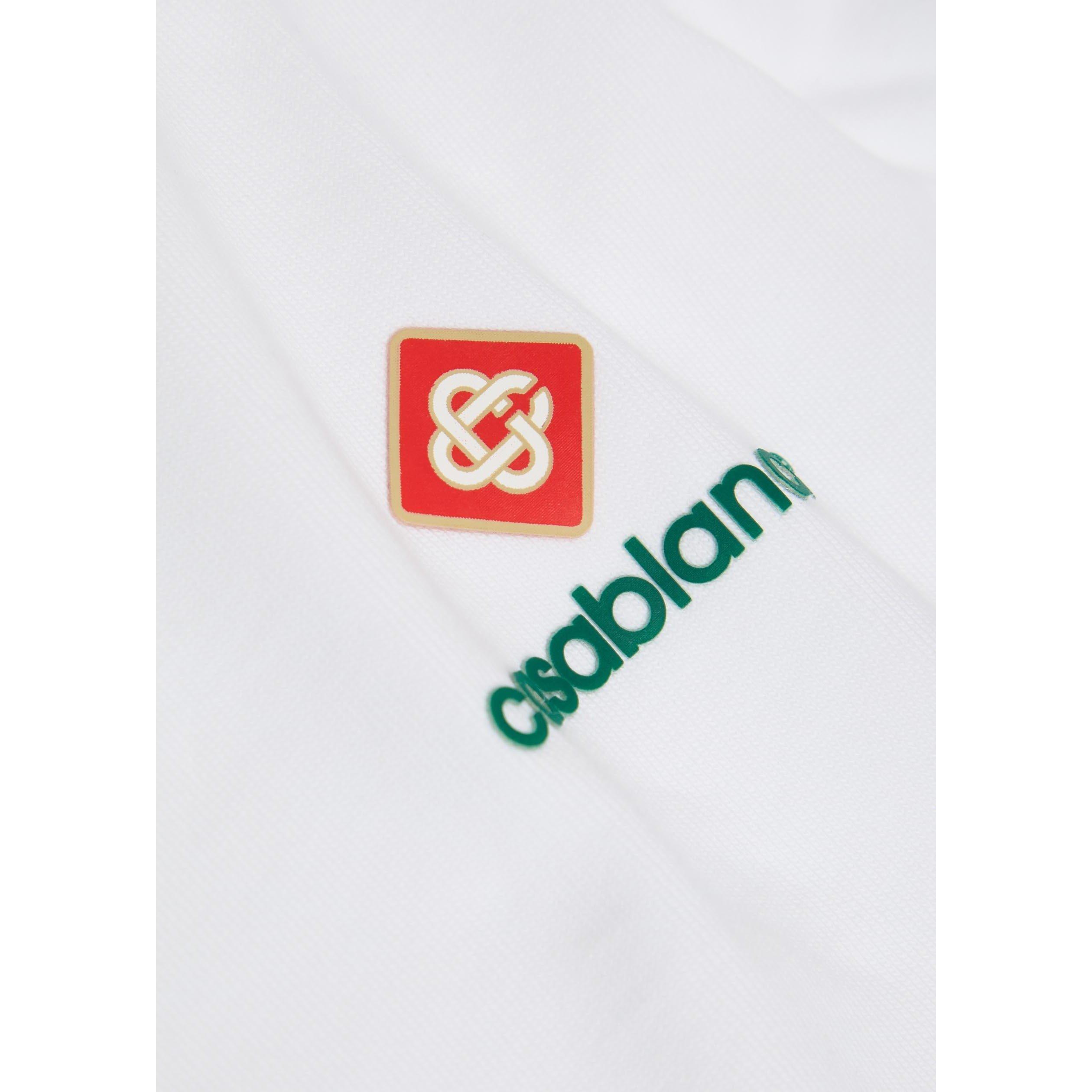 WHITE - Casablanca - Men's Small Logo Cotton Short-Sleeve Relaxed-Fit T-Shirt - 4