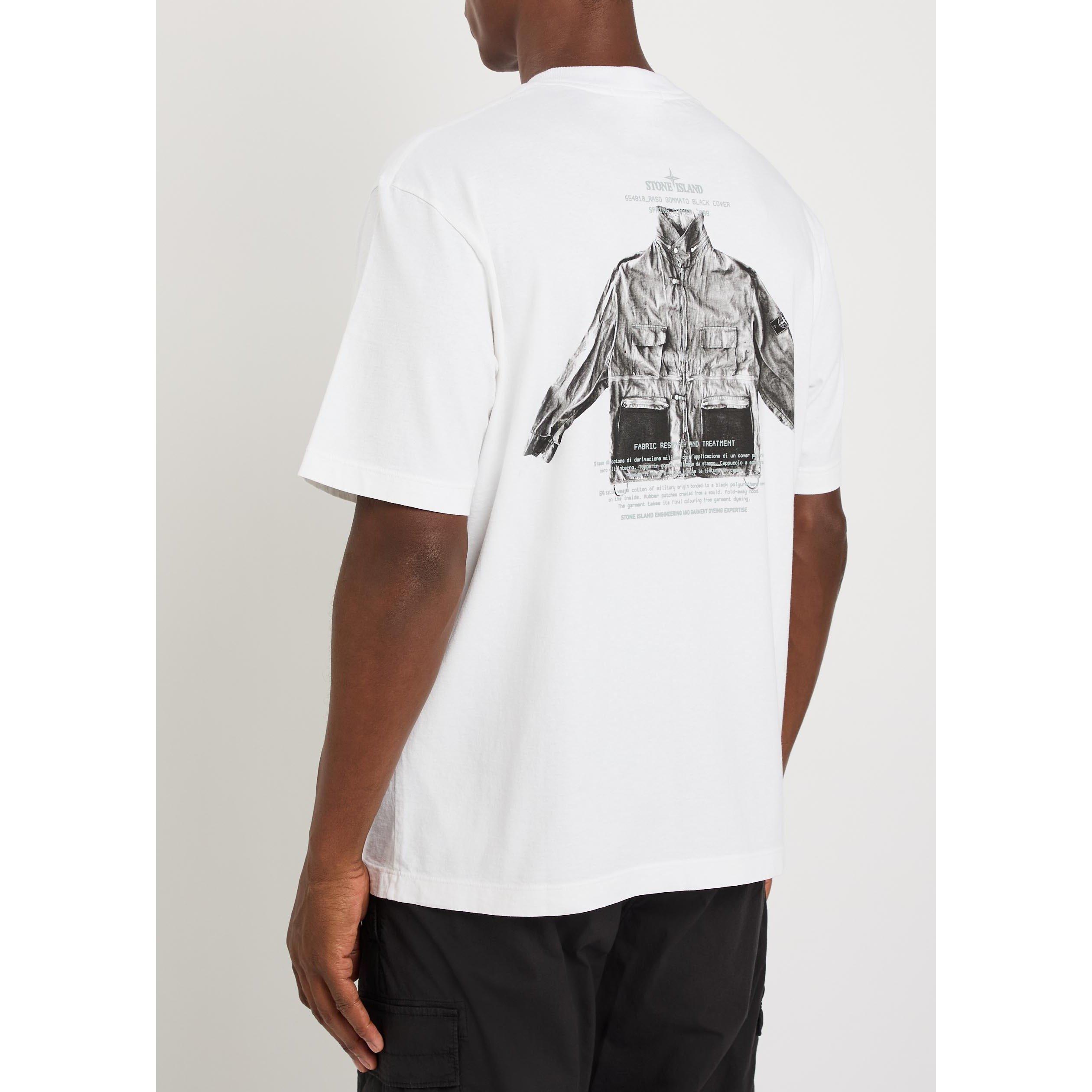 WHITE - Stone Island - Men's Archivio Cotton T-Shirt - 3