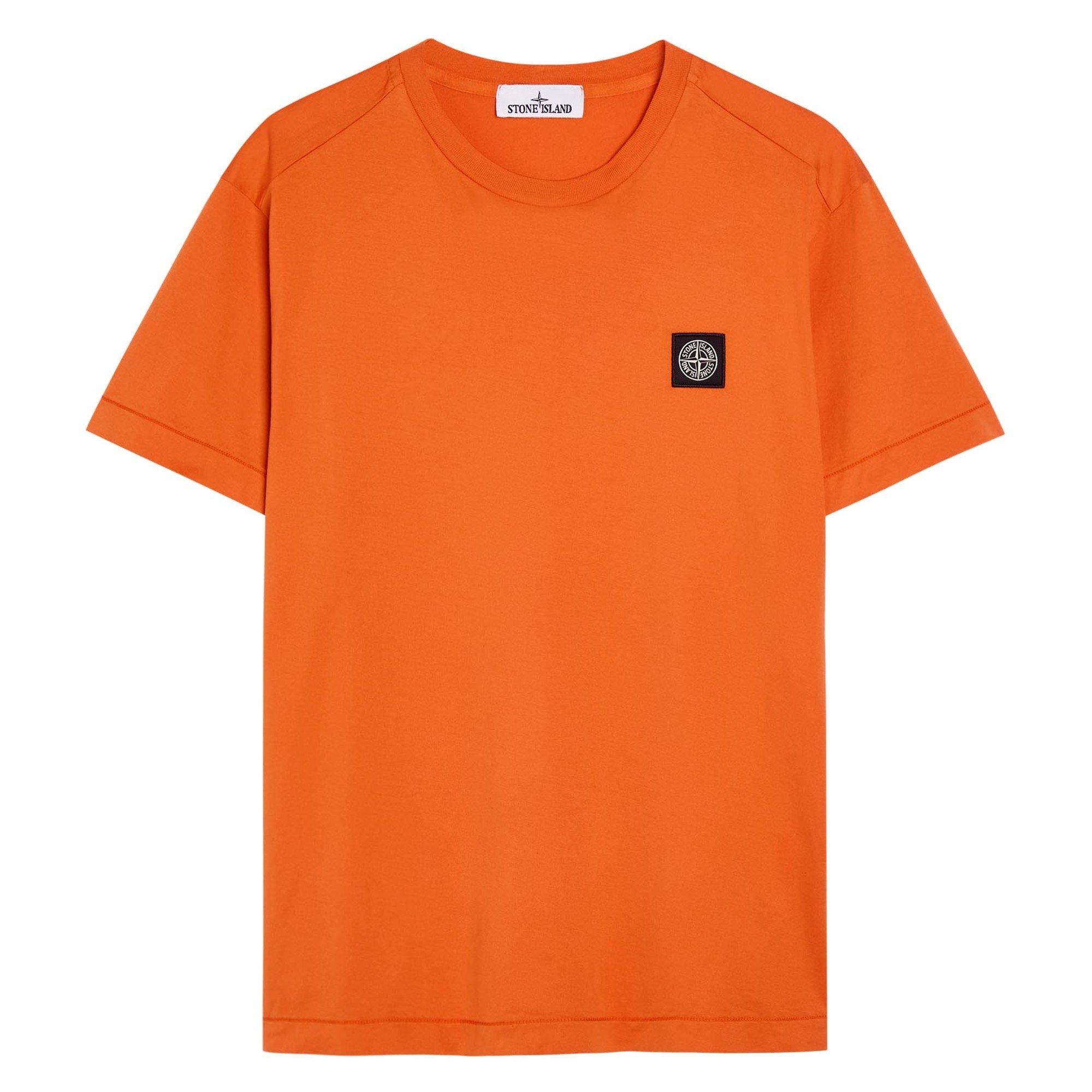 ORANGE - Stone Island - SI COMPASS TEE