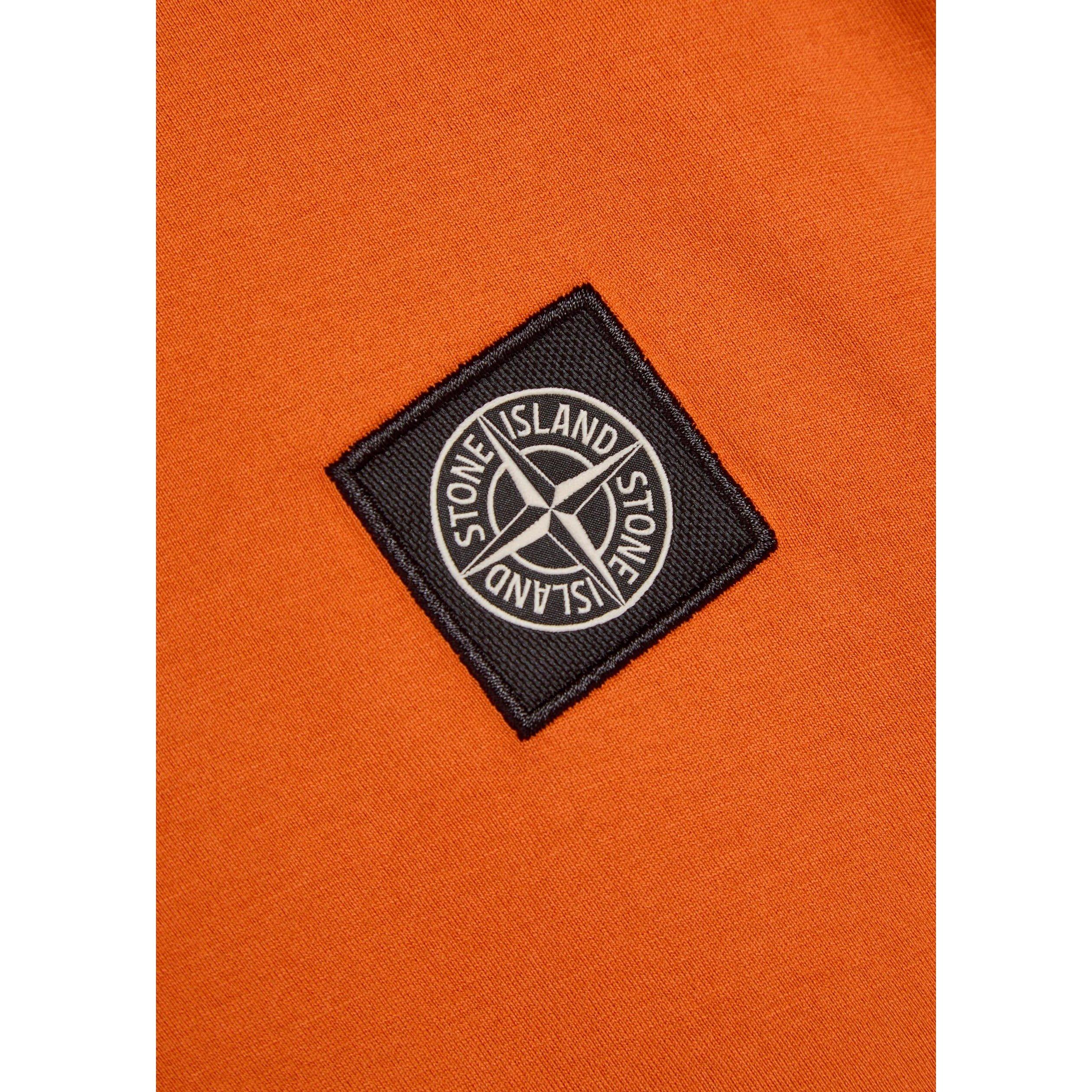 ORANGE - Stone Island - Men's Compass Cotton Short-Sleeve T-Shirt - 4