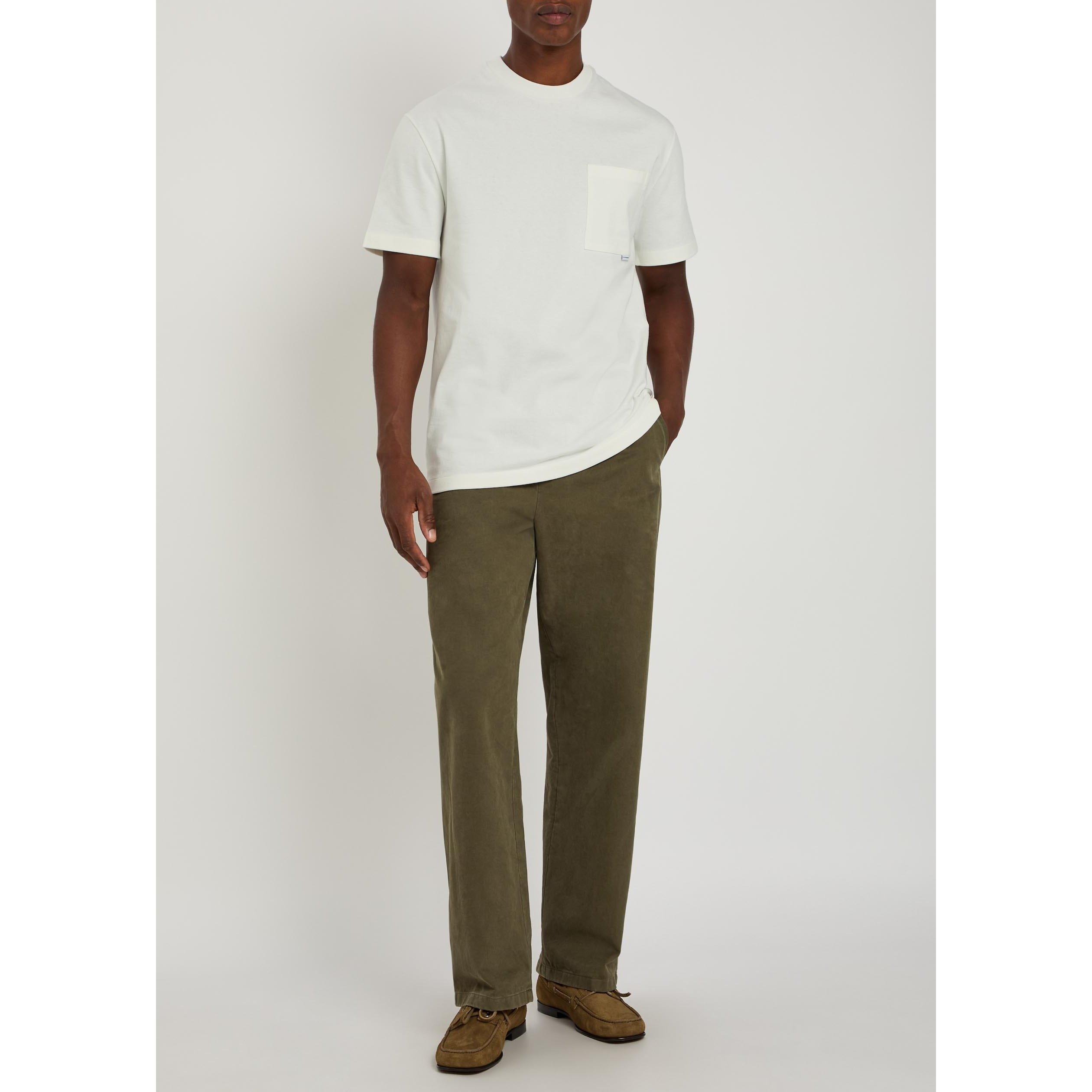 WHITE - Jil Sander - Men's Cotton Short-Sleeve Pocket T-Shirt - 5