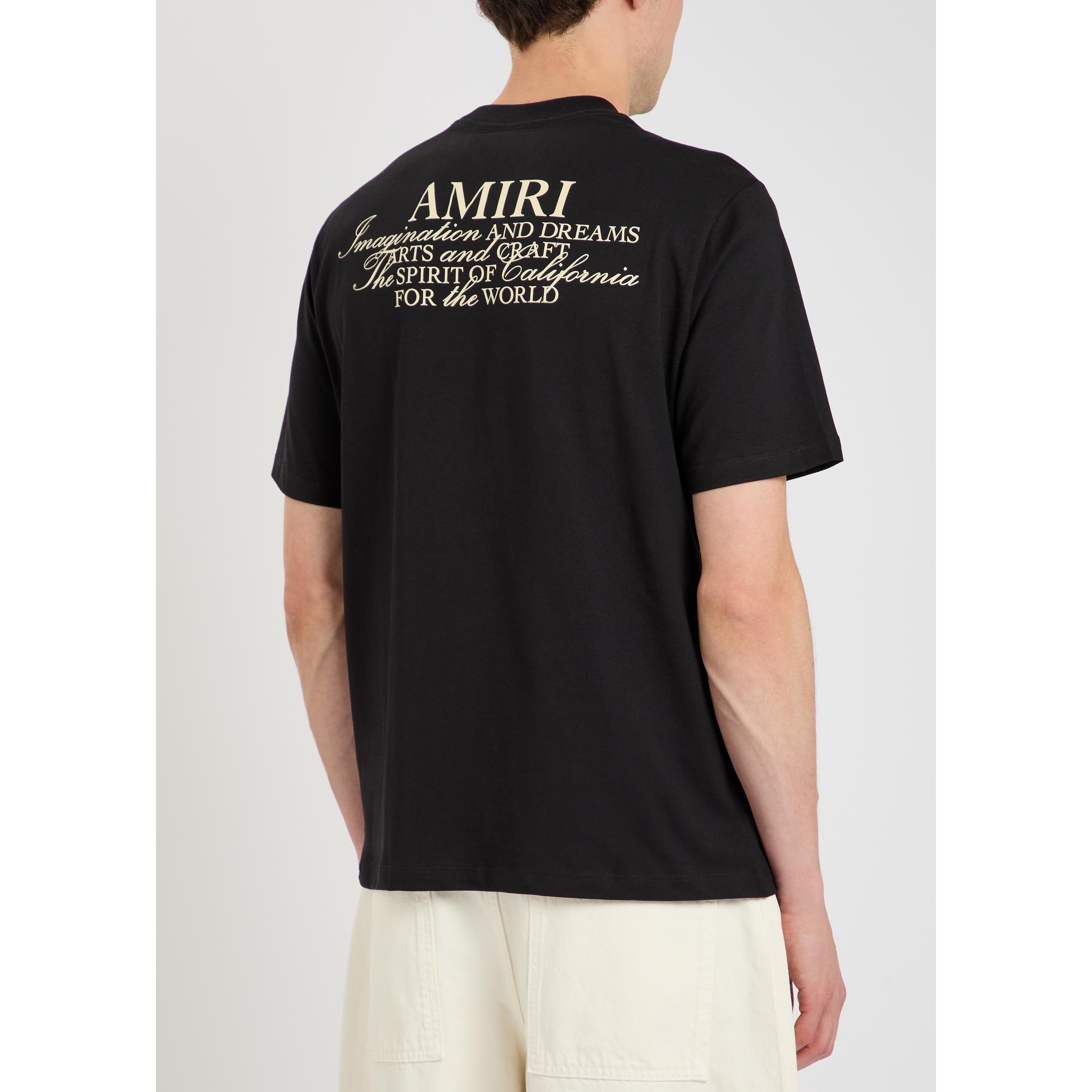 BLACK - Amiri - Men's Spirit Cotton Relaxed-Fit T-Shirt - 3