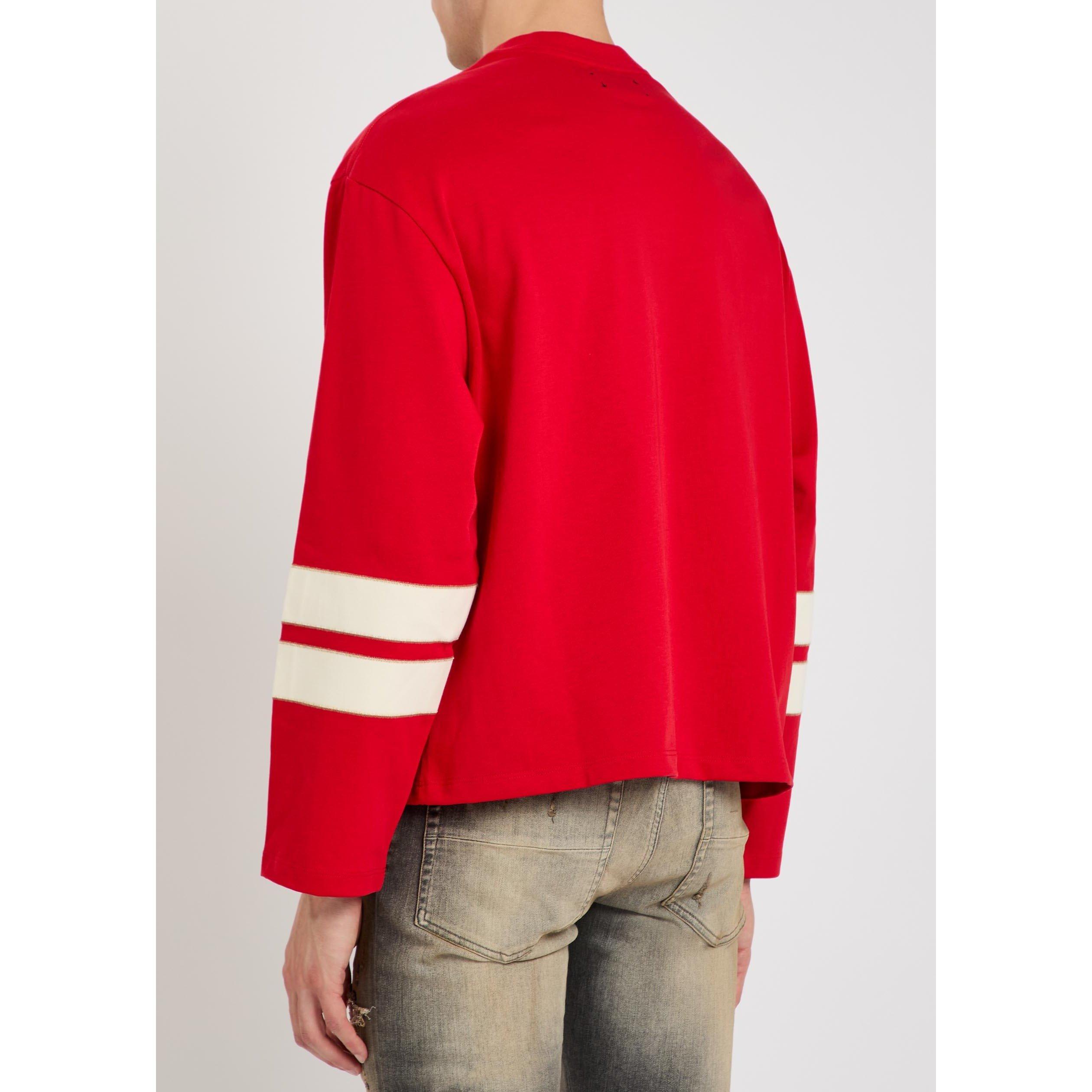 WHITE AND RED - Amiri - AMIRI SOUTH CALI FLOCK FOOTBAL - 3
