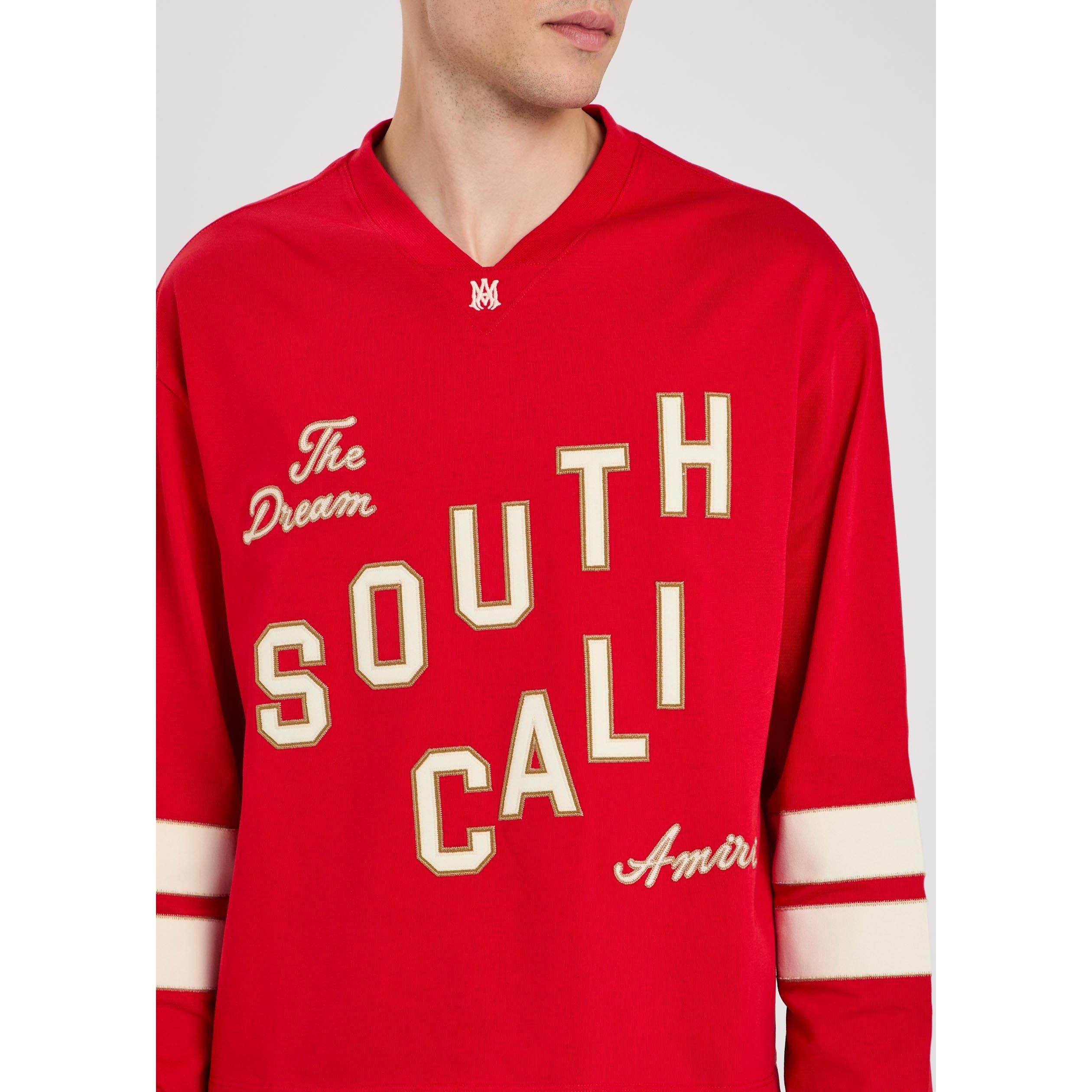 WHITE AND RED - Amiri - AMIRI SOUTH CALI FLOCK FOOTBAL - 4