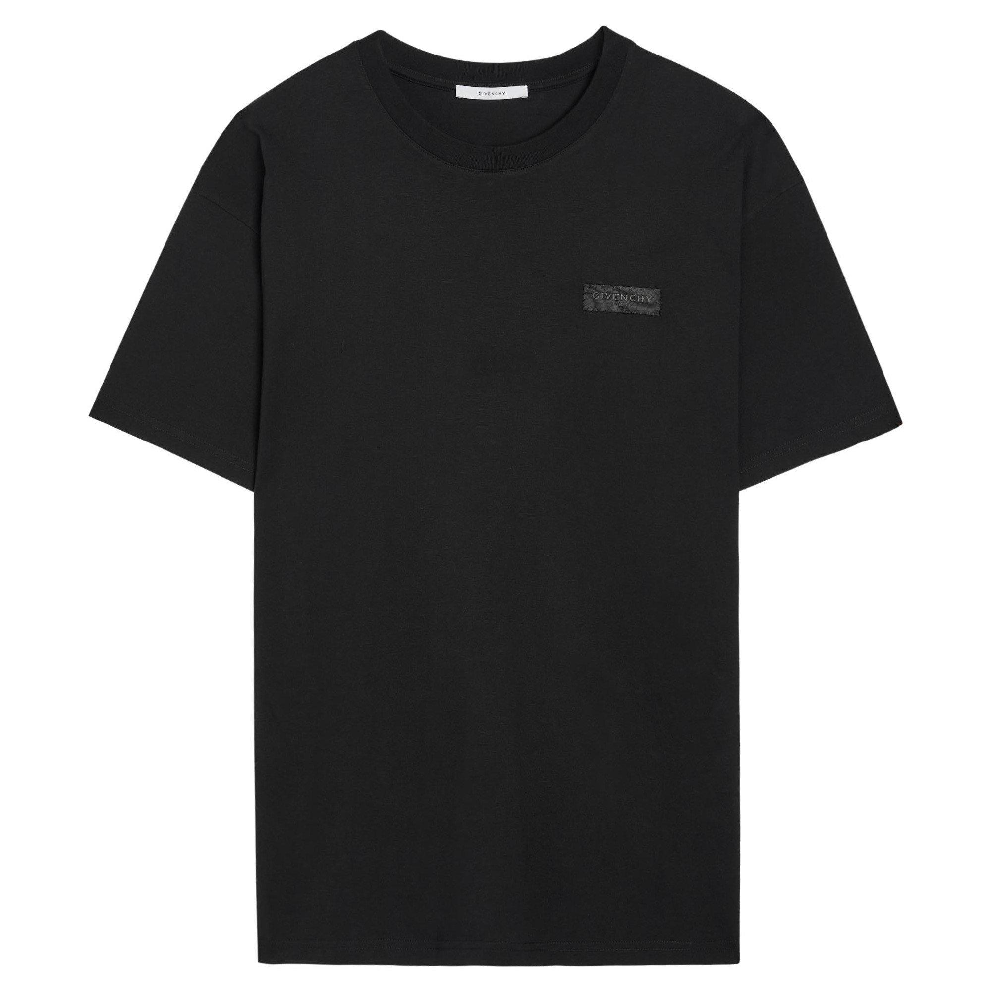BLACK - GIVENCHY - GIV POCKET LOGO TEE