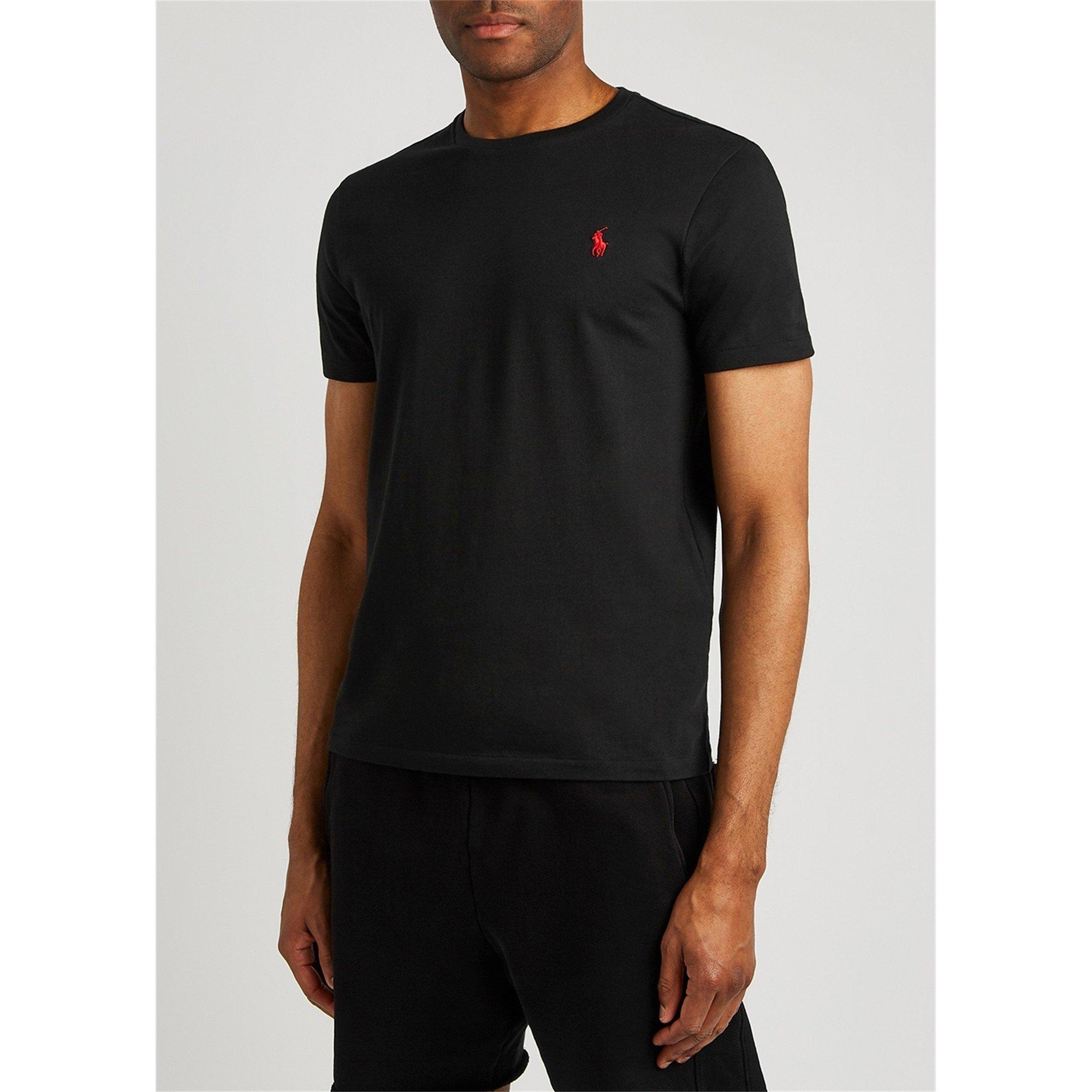BLACK - Polo Ralph Lauren - PRL T SHIRT CREW BASIC PP BLAC - 2