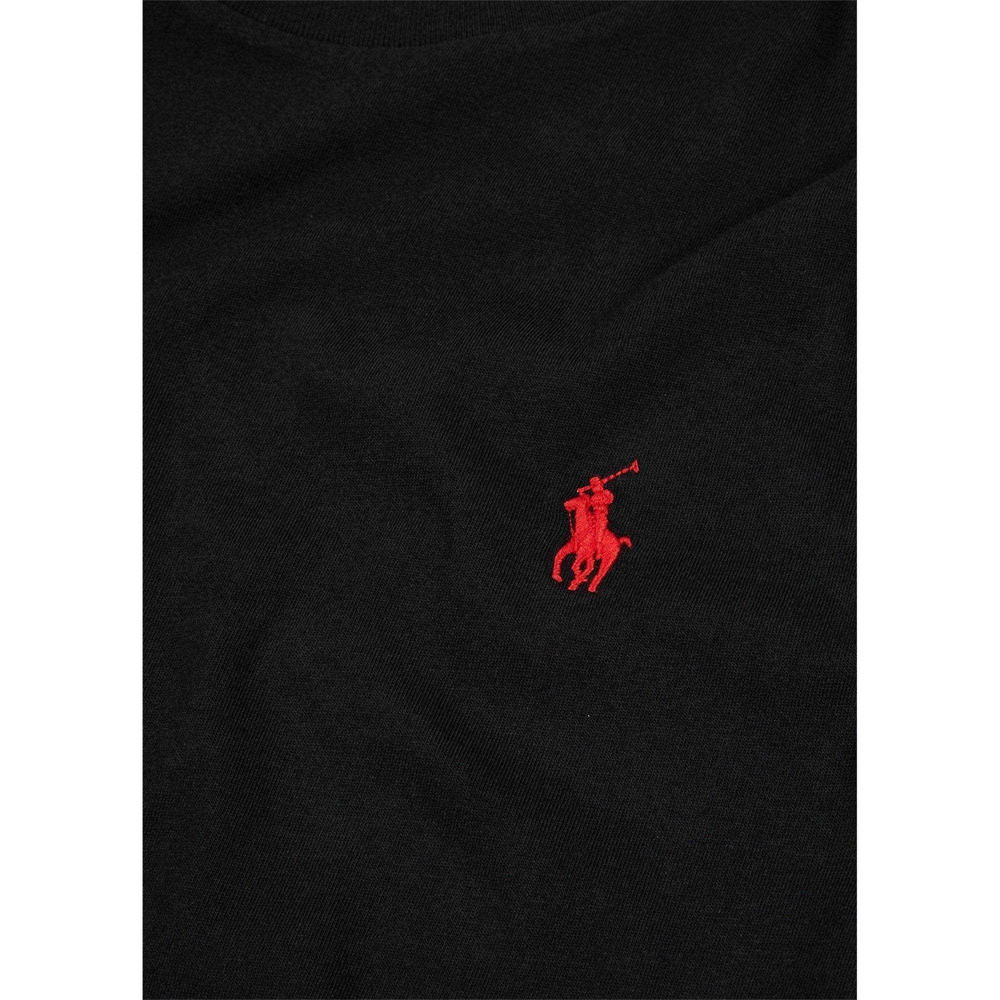 BLACK - Polo Ralph Lauren - PRL T SHIRT CREW BASIC PP BLAC - 4