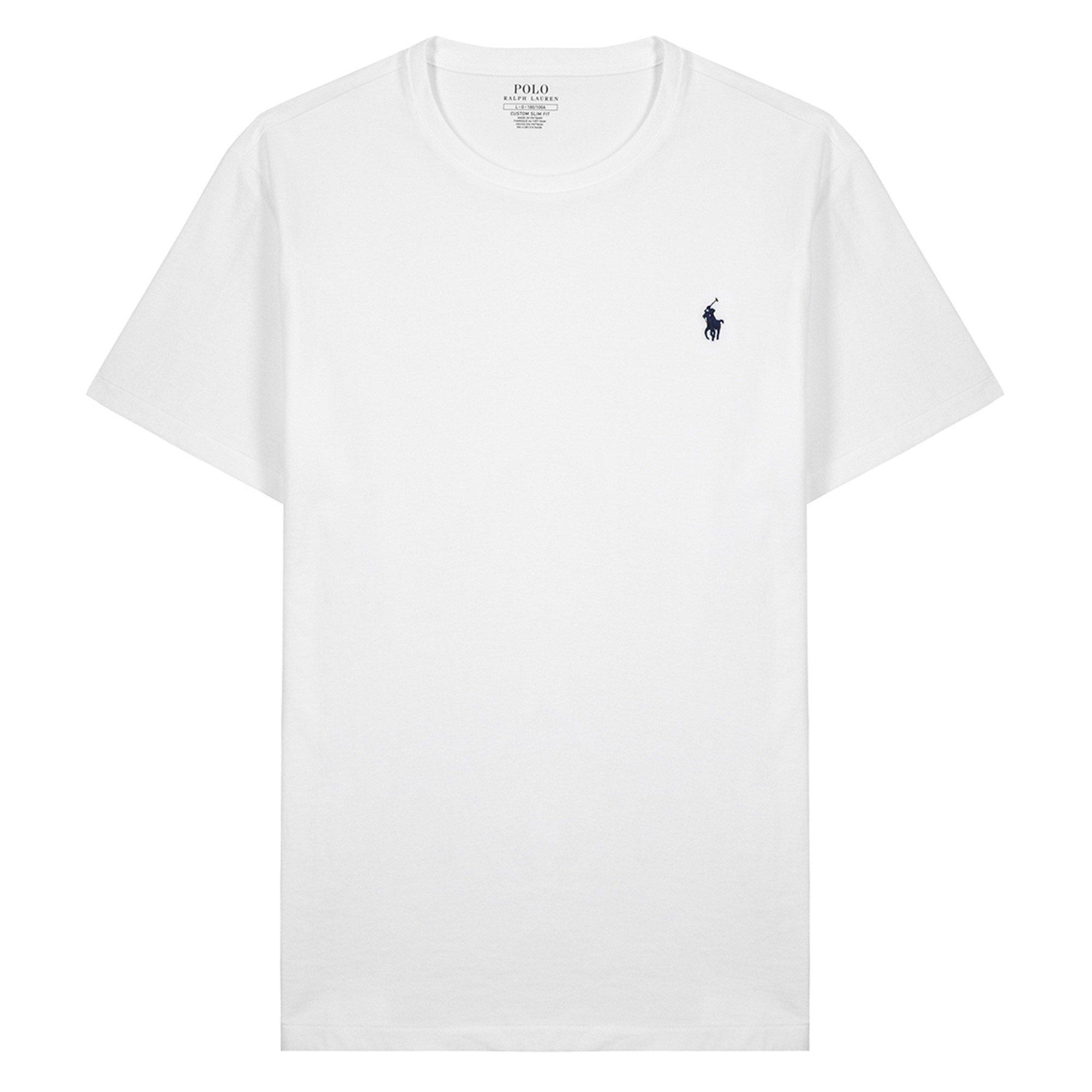 WHITE - Polo Ralph Lauren - PRL T SHIRT CREW BASIC PP