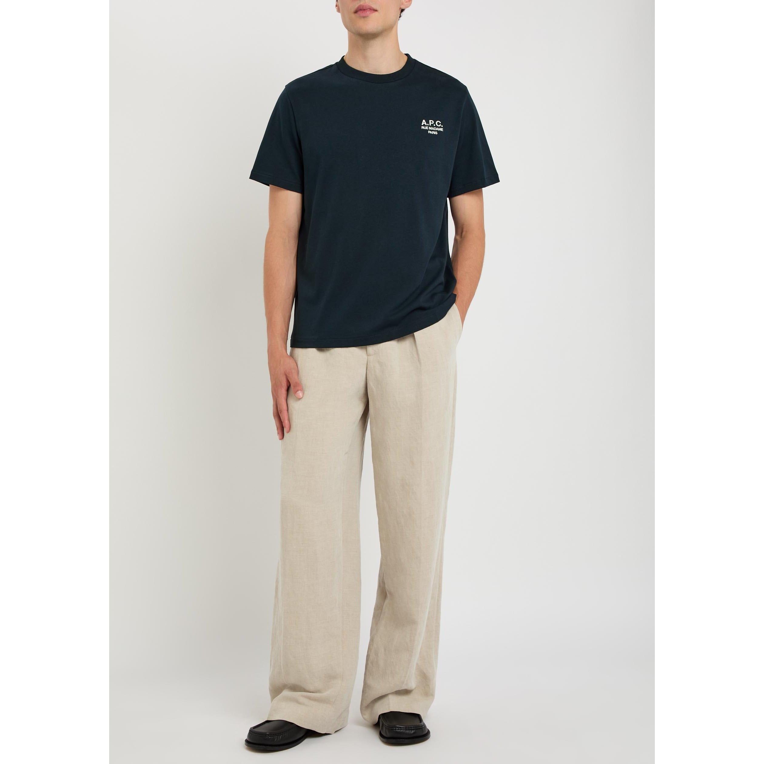 APC | Men's Cotton Embroidered Logo Short-Sleeve T-Shirt | HARVEY