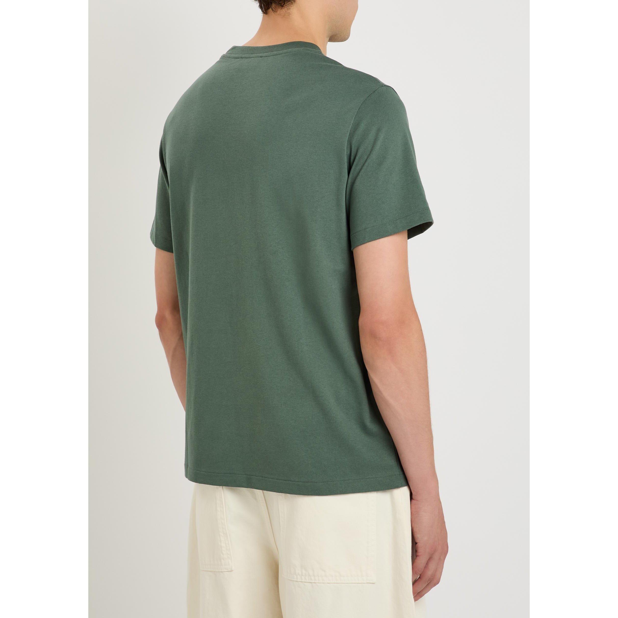 GREEN AND OTHER - APC - Men's Cotton Short-Sleeve Logo T-Shirt - 3
