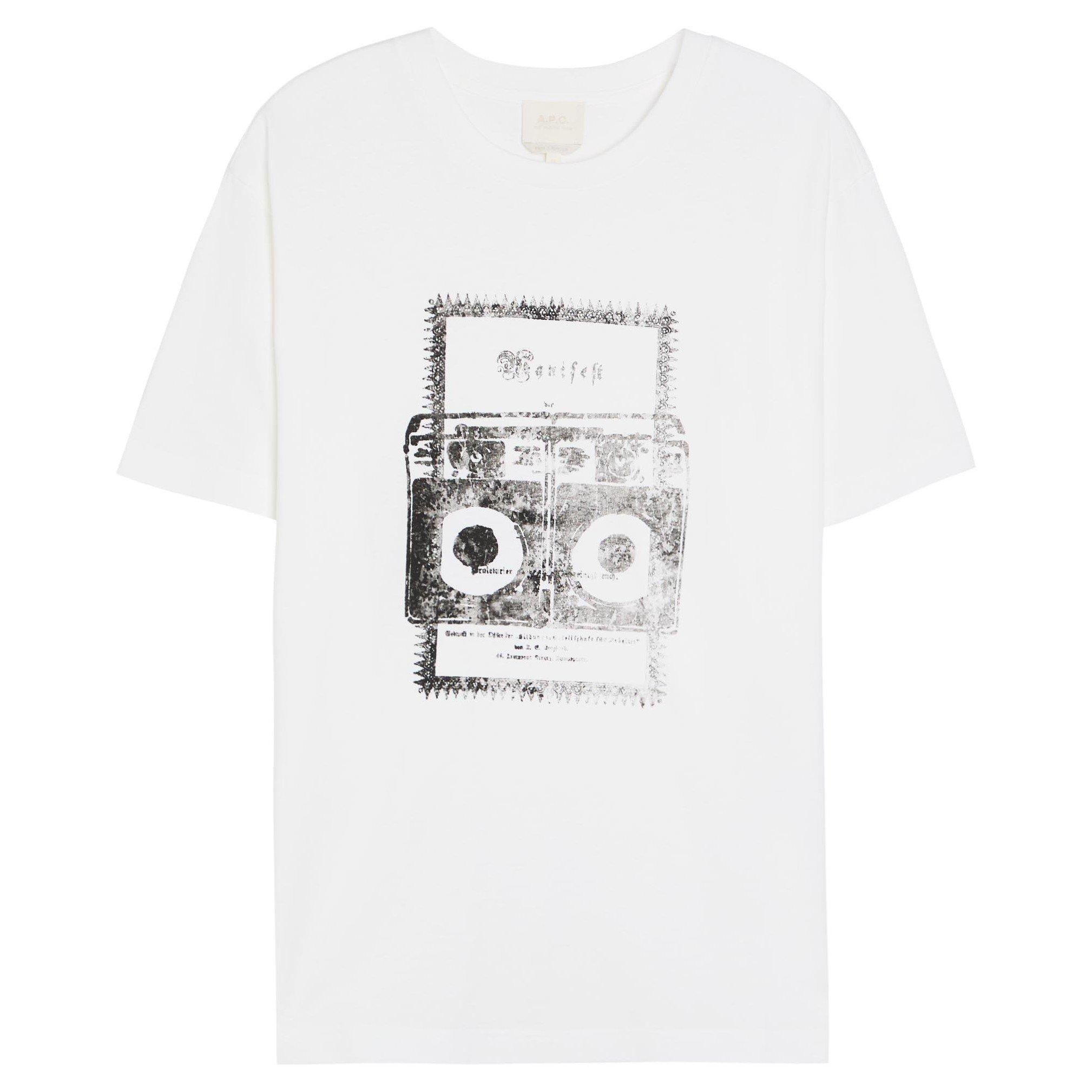 WHITE - APC - APC MANIFEST TEE SS