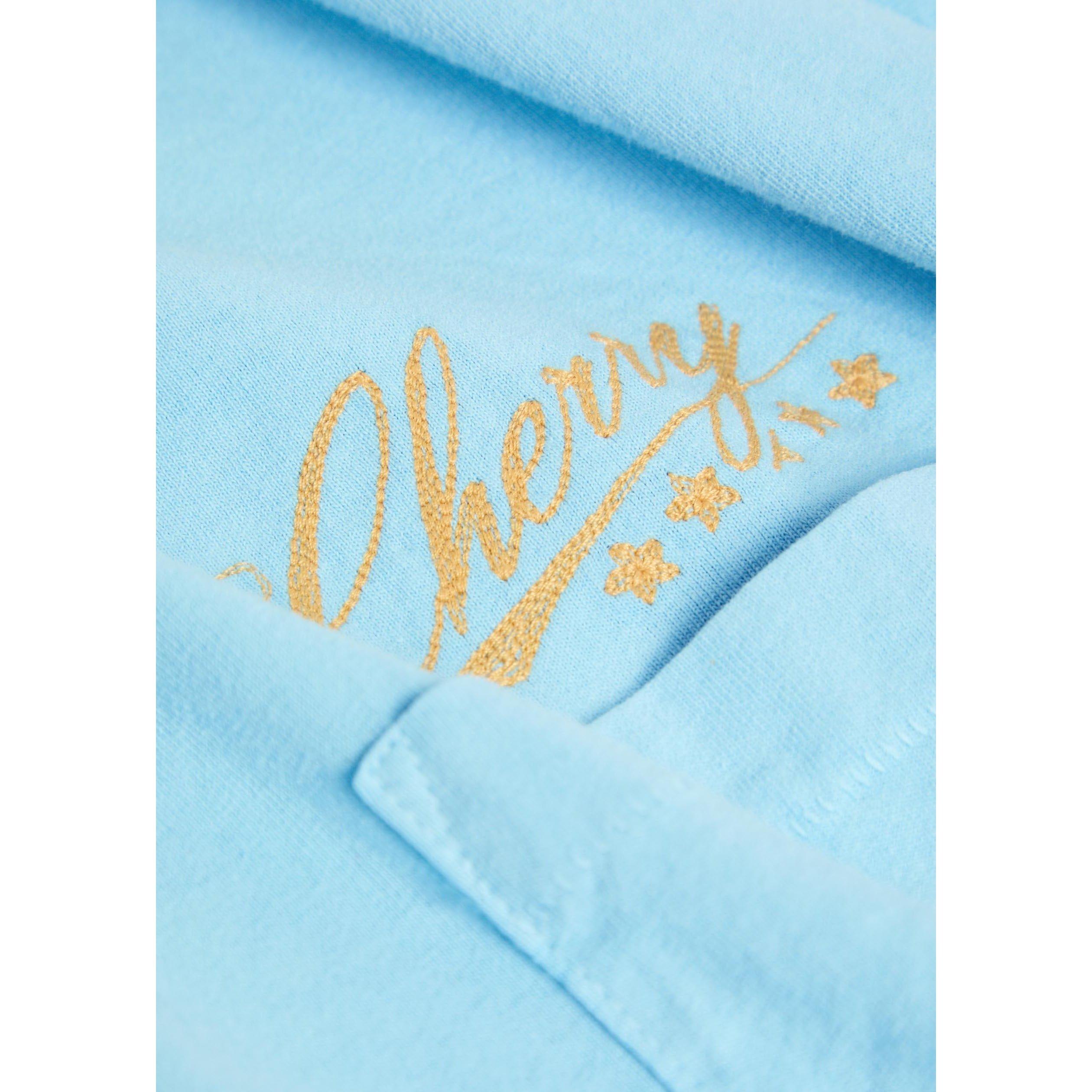 LIGHT BLUE - Cherry LA - FIVE STAR BOXY POCKET T-SHIRT - 4