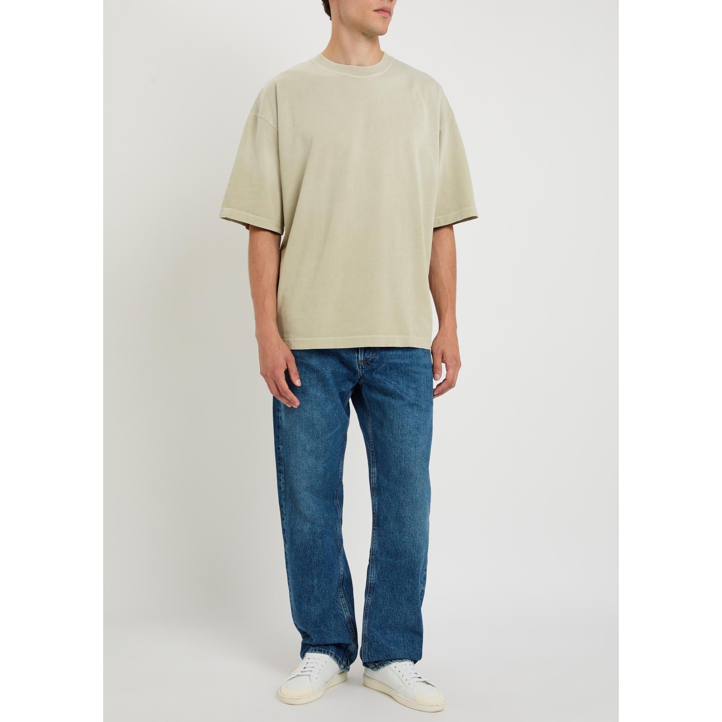 LIGHT GREEN - Agolde - Men's Cotton Long-Sleeve Oversized-Fit T-Shirt - 5