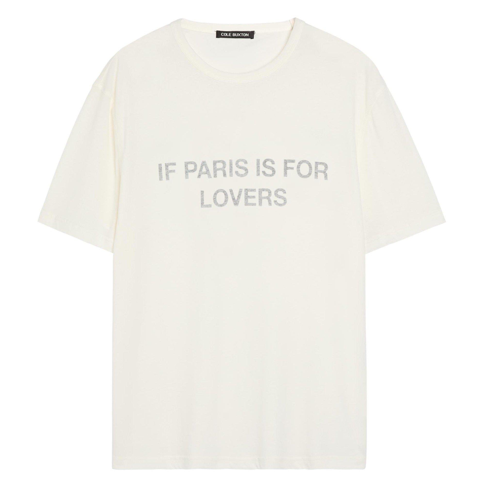 WHITE - Cole Buxton - CB PARIS TEXAS T-SHIRT