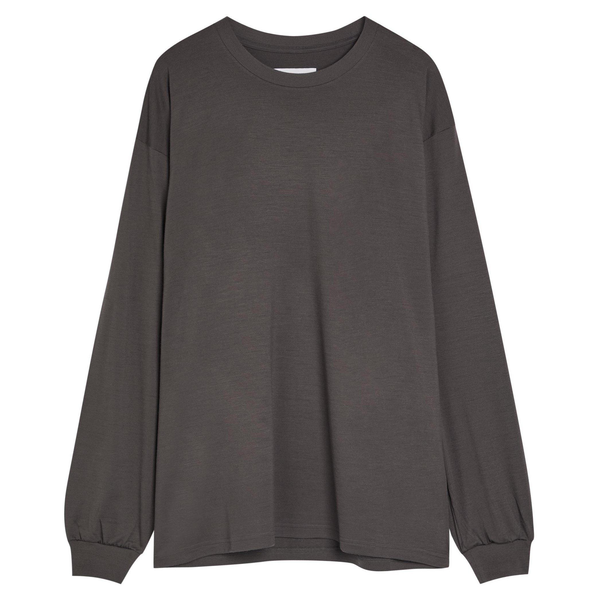 CHARCOAL - SSSTEIN - SSSTEIN FINE WOOL OVERSIZED LO