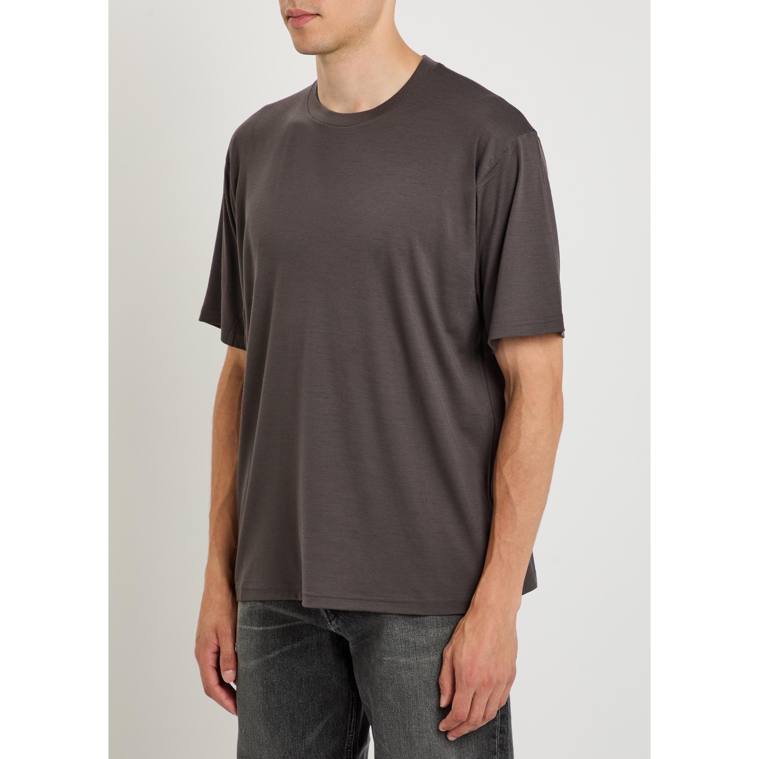 CHARCOAL - SSSTEIN - SSSTEIN FINE WOOL OVERSIZED SH - 2