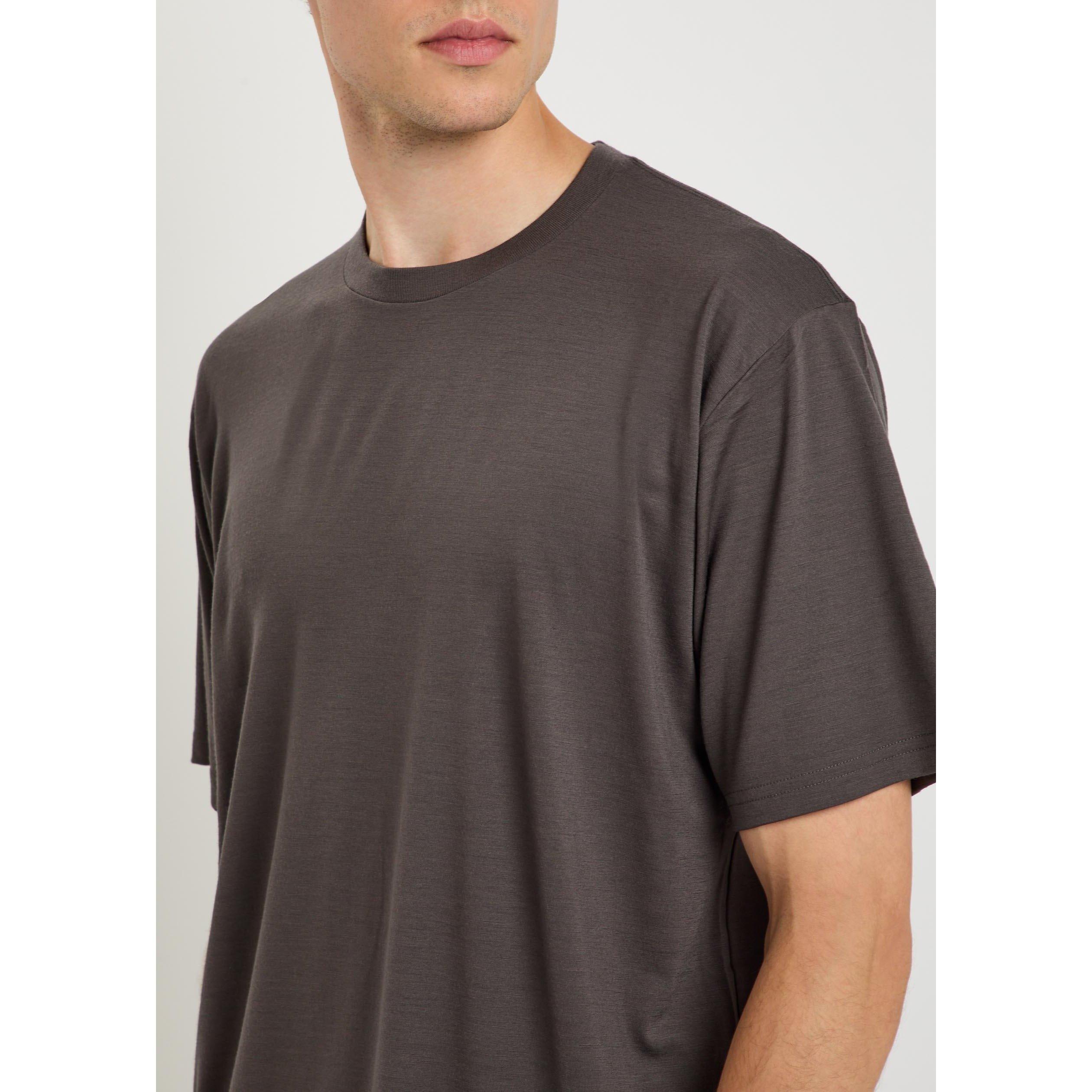 CHARCOAL - SSSTEIN - SSSTEIN FINE WOOL OVERSIZED SH - 4