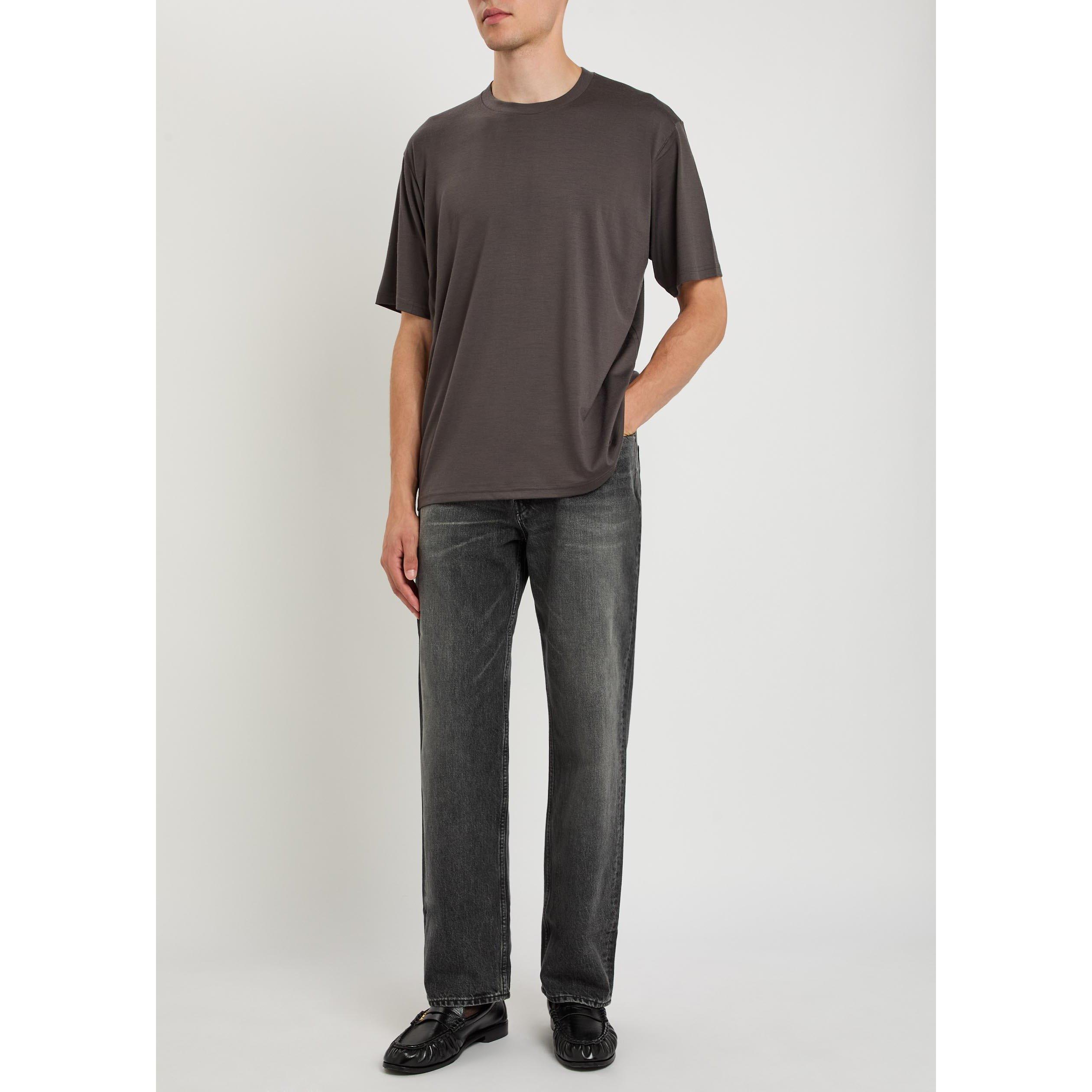 CHARCOAL - SSSTEIN - SSSTEIN FINE WOOL OVERSIZED SH - 5