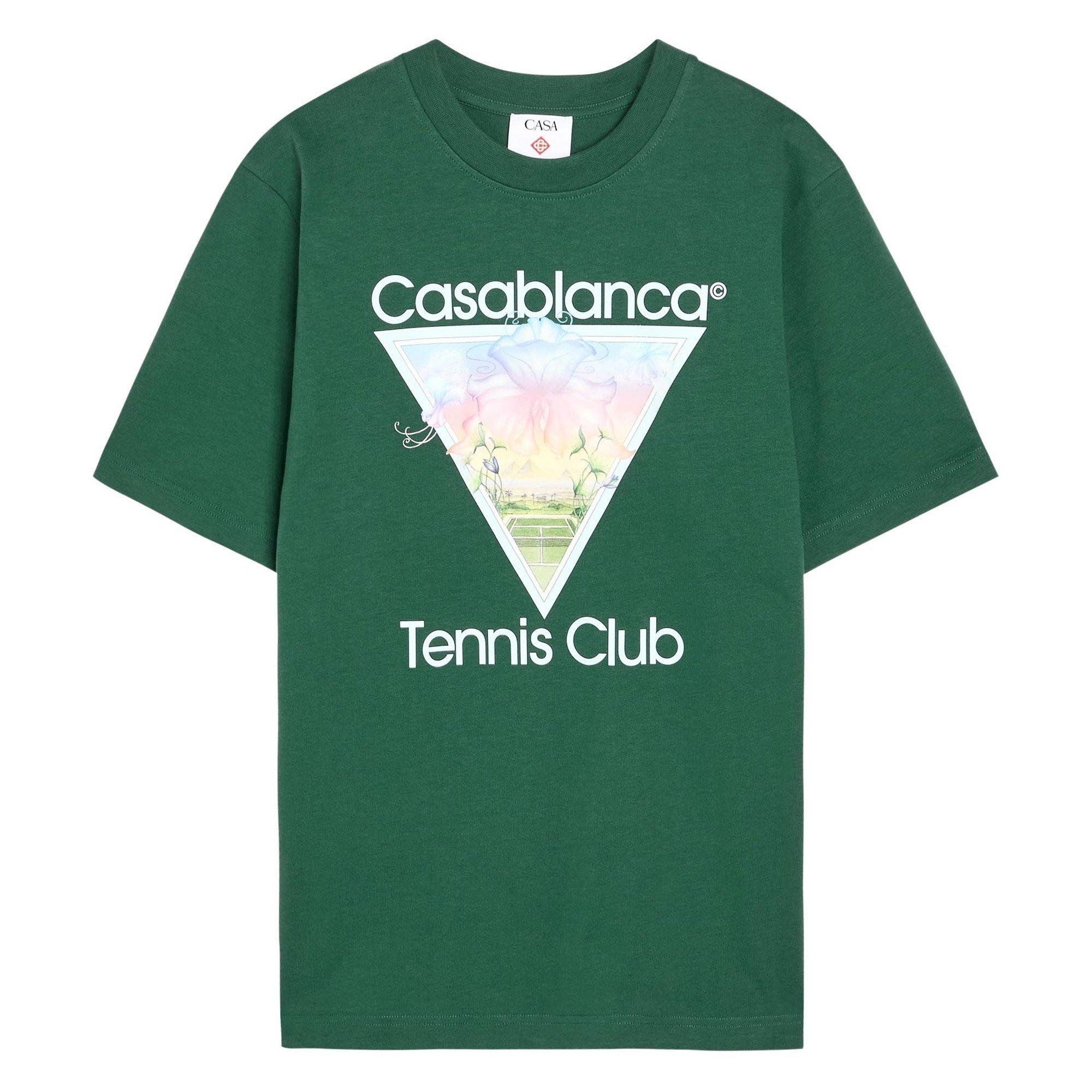 DARK GREEN - Casablanca - CAS TENNIS CLUB ICON PRINTED C - 1