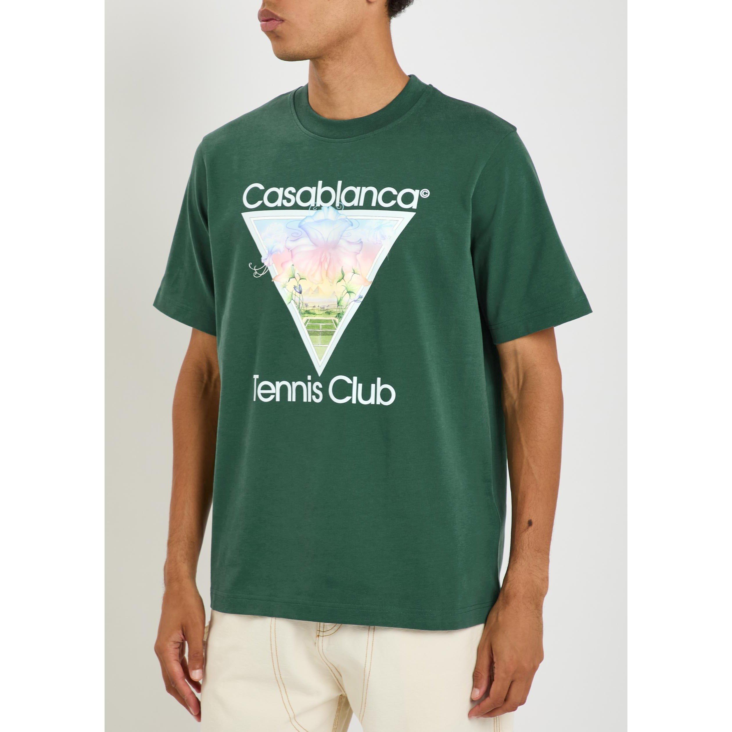 DARK GREEN - Casablanca - CAS TENNIS CLUB ICON PRINTED C - 2