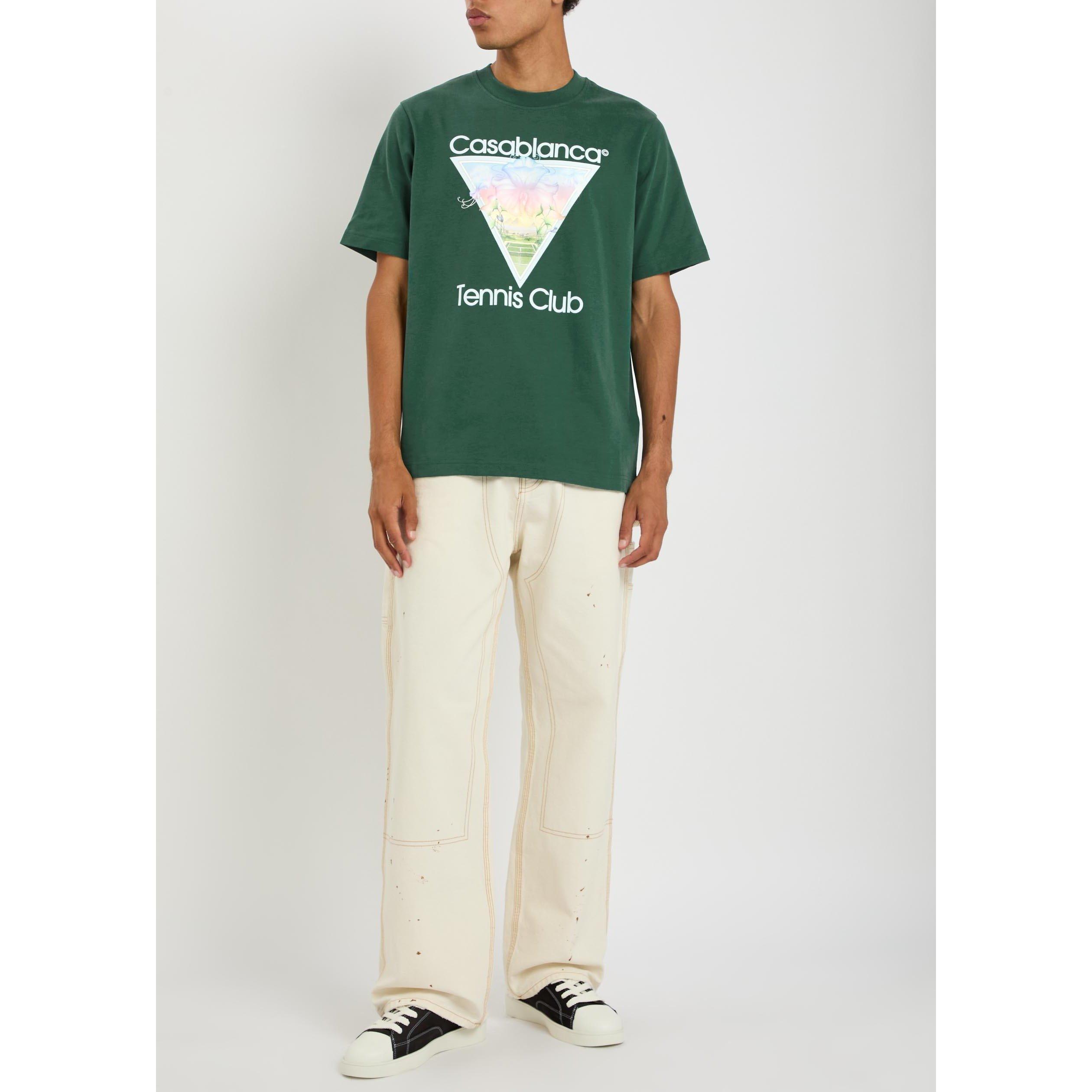 DARK GREEN - Casablanca - CAS TENNIS CLUB ICON PRINTED C - 5