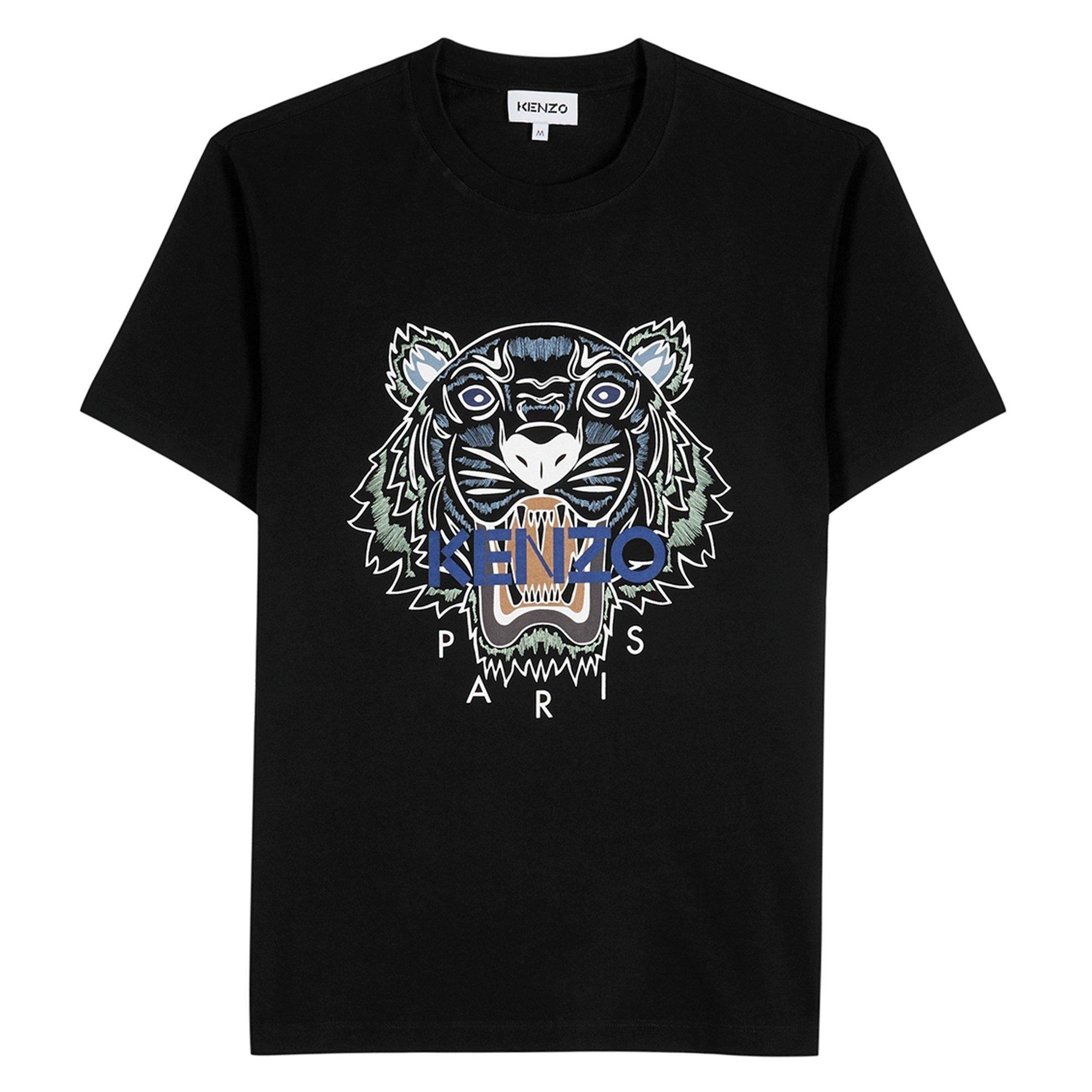 BLACK - Kenzo - K ICON CLASSIC TIGER SS TEE - 1