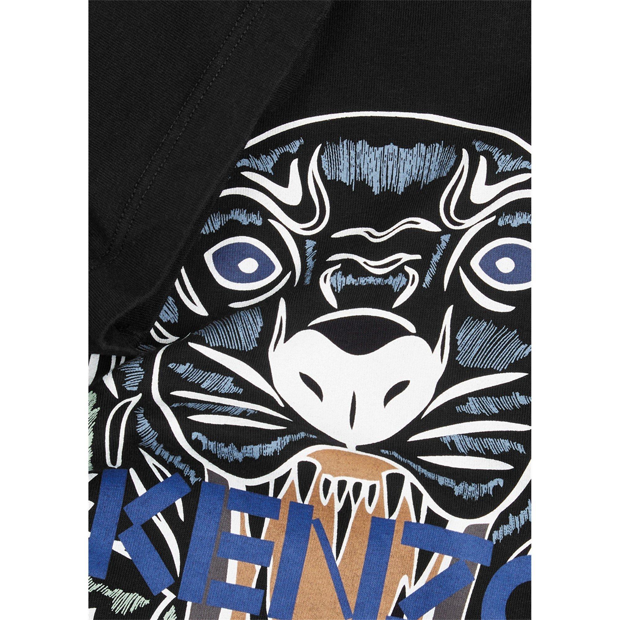 BLACK - Kenzo - K ICON CLASSIC TIGER SS TEE - 4