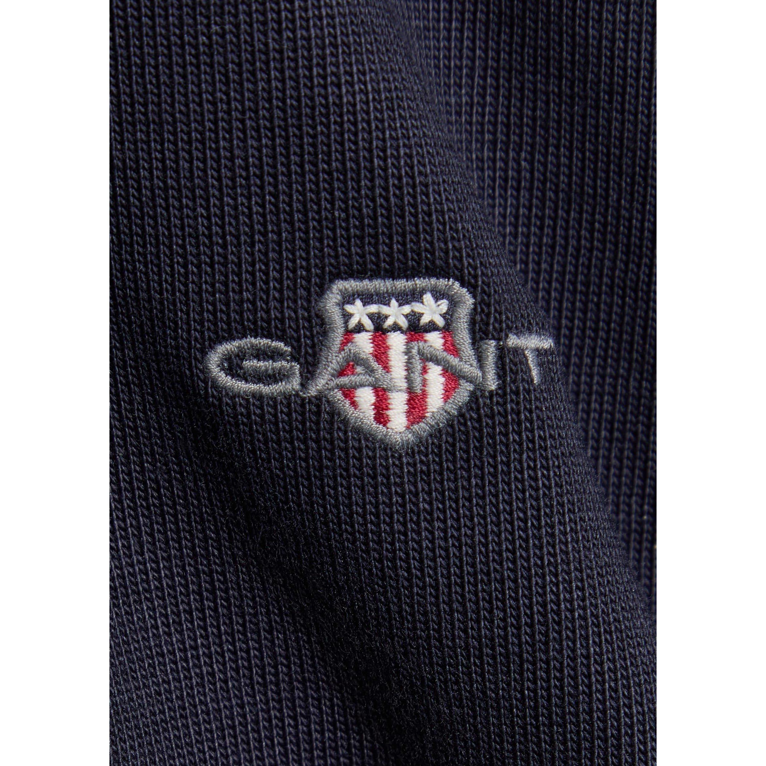 NAVY - Gant - GANT CHMBRY CLR RUGBY POLO LS - 4