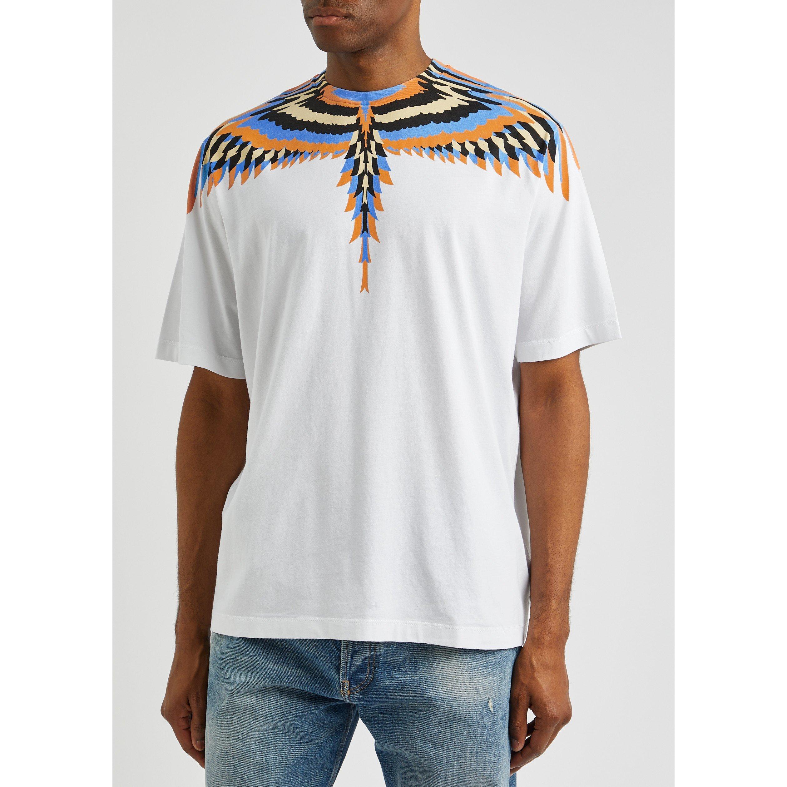 WHITE AND OTHER - Marcelo Burlon - MB OPTICAL WINGS SS TEE - 2
