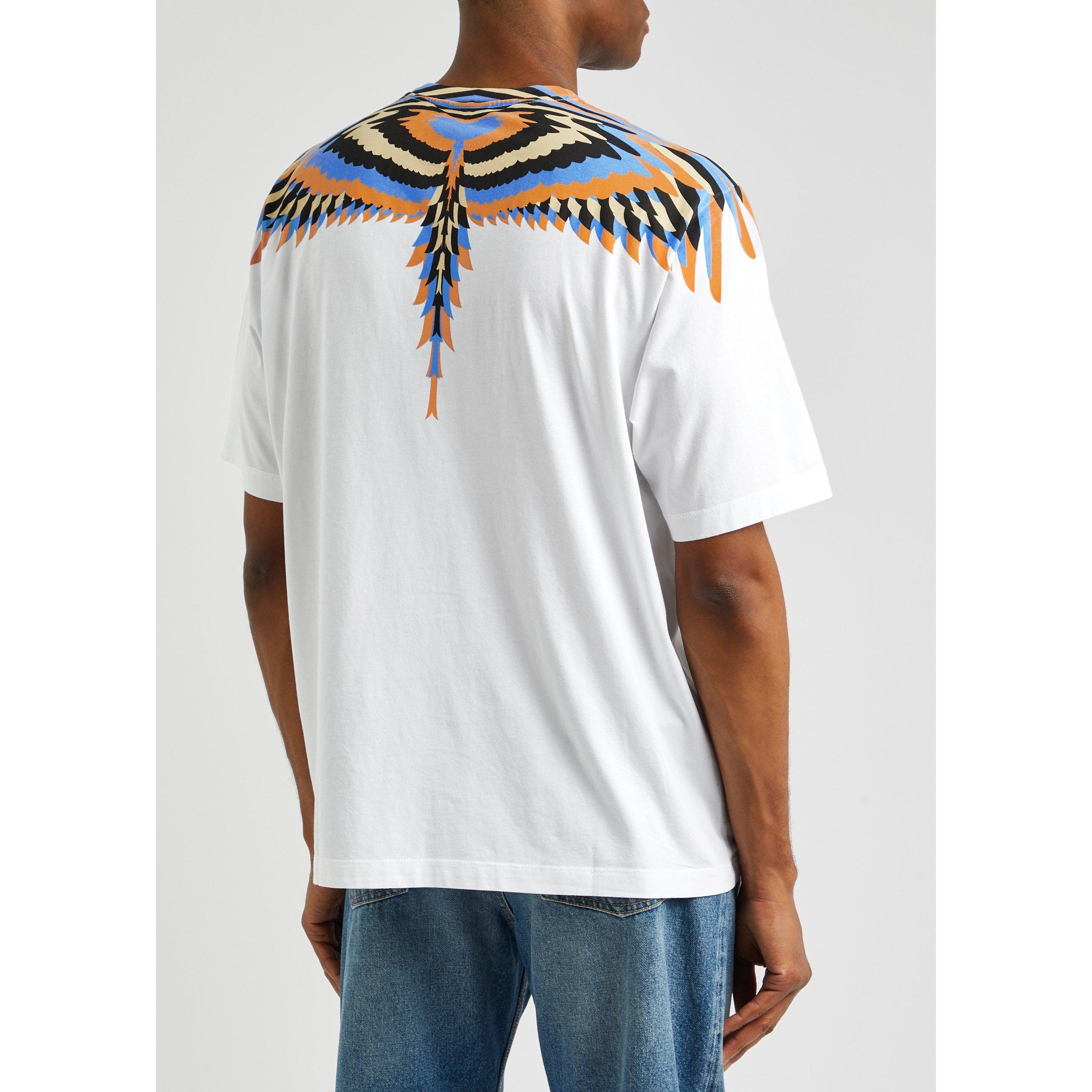 WHITE AND OTHER - Marcelo Burlon - MB OPTICAL WINGS SS TEE - 3