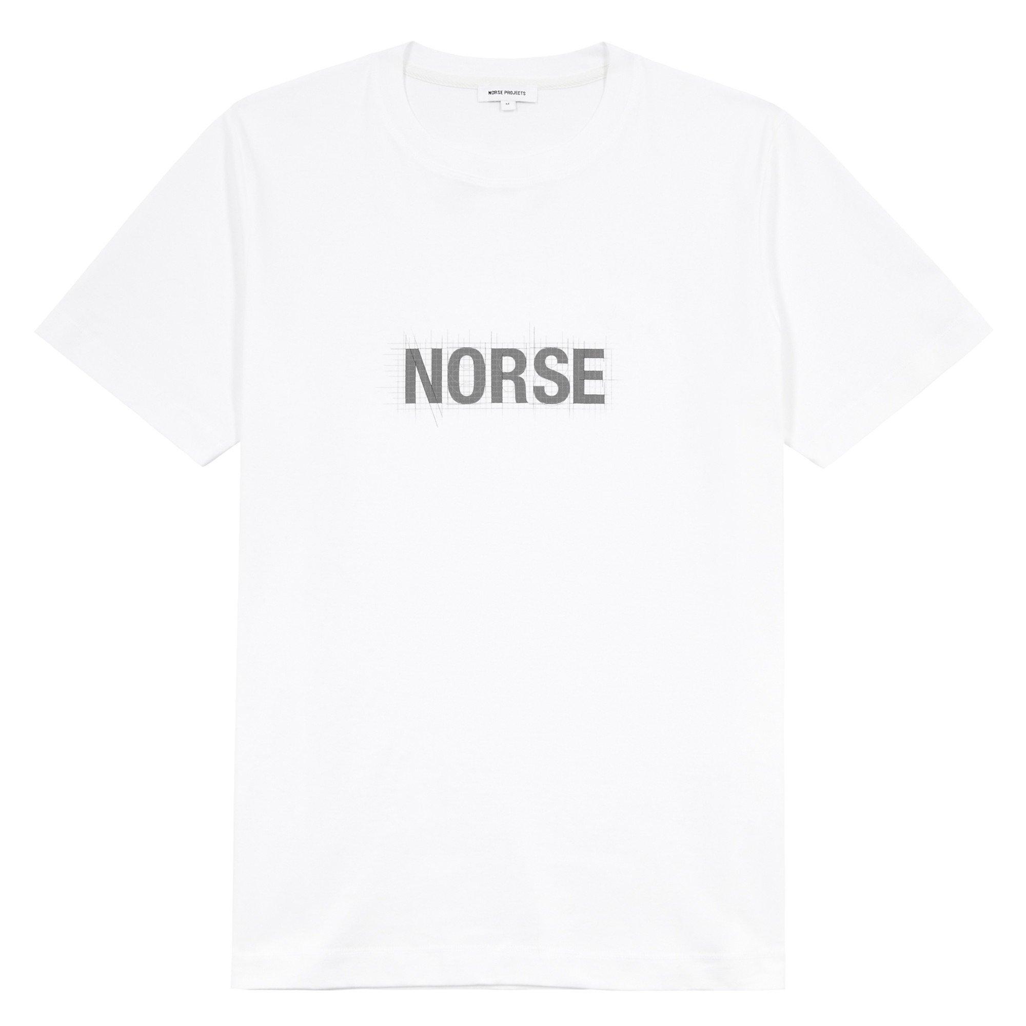 WHITE - Norse Projects - NORSE TEE SS TXT LGO - 1