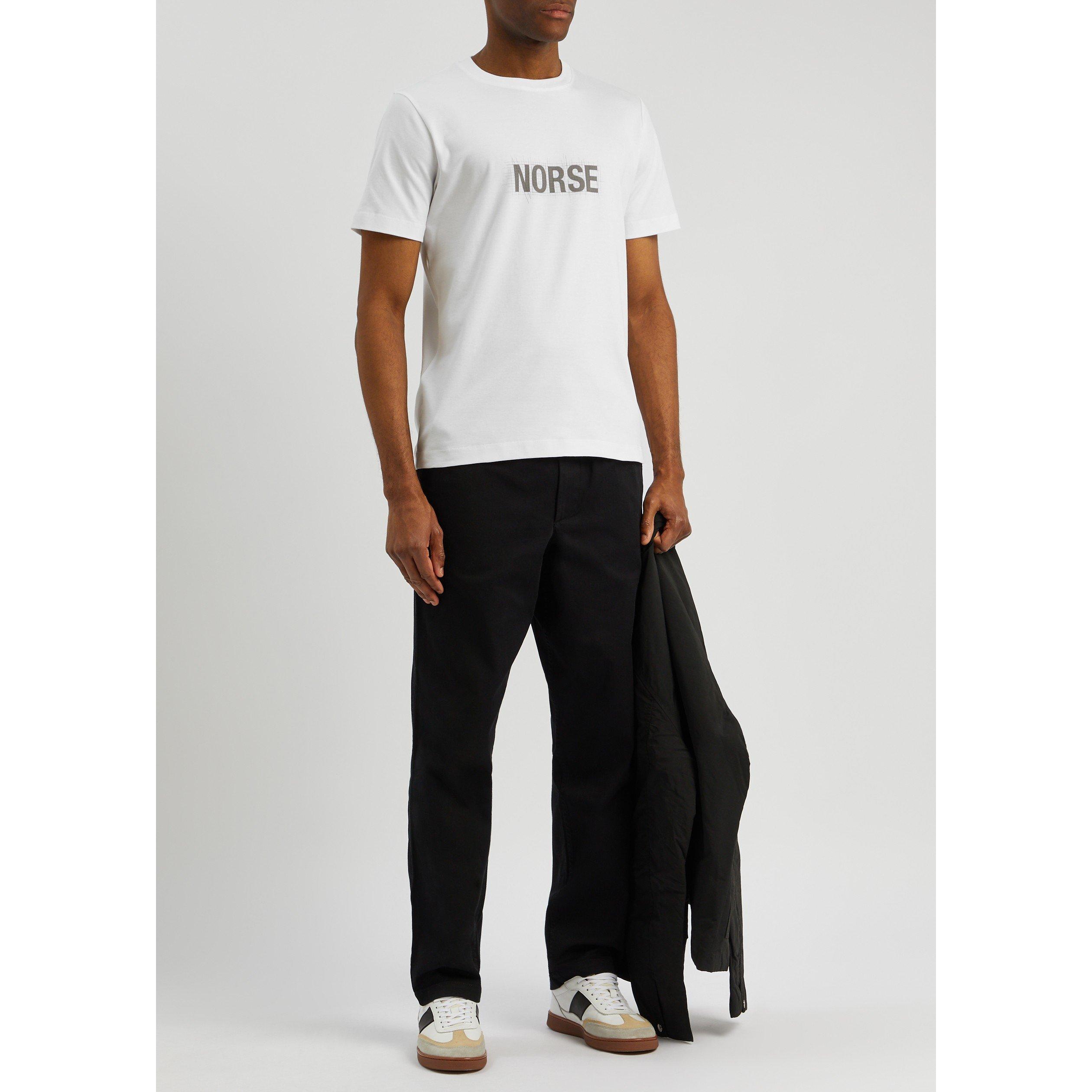 WHITE - Norse Projects - NORSE TEE SS TXT LGO - 5