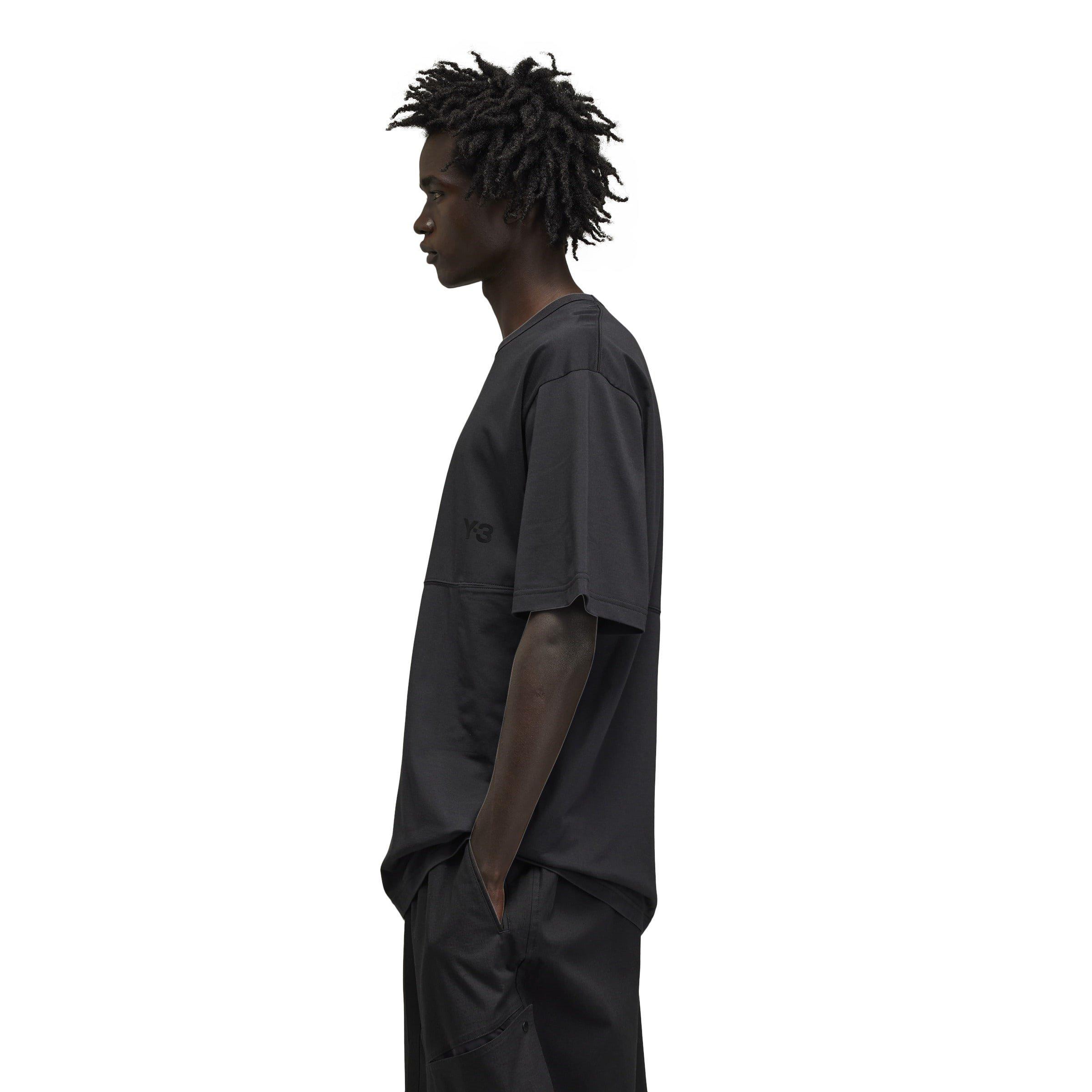 Black - Y3 - Men's Vent Regular Fit T-Shirt - 6